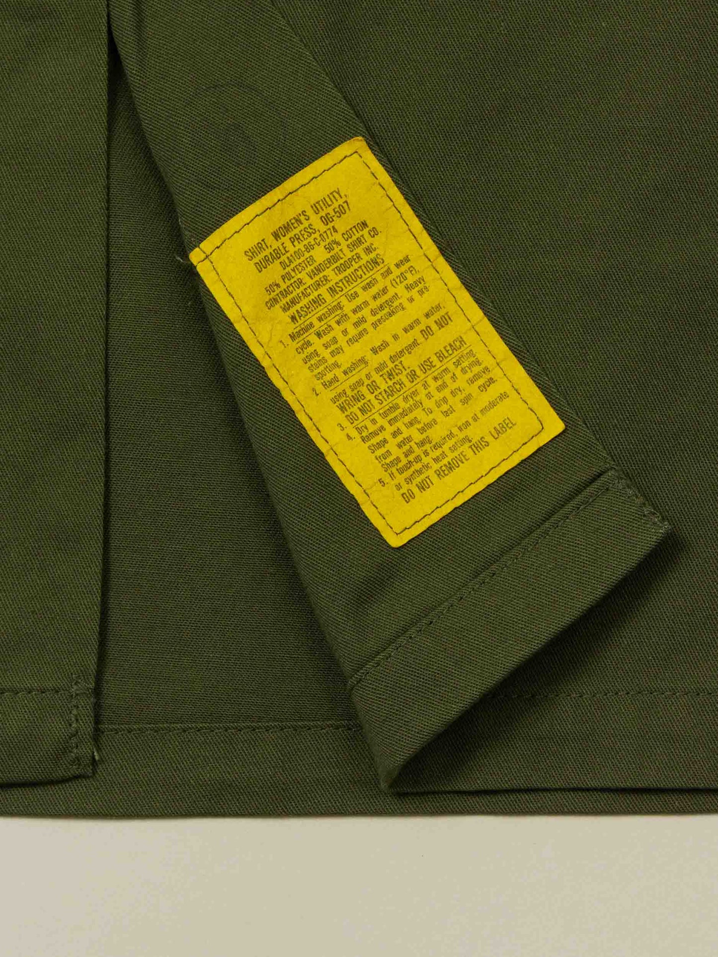Deadstock US Army OG-507 Women's Fatigue Shirt