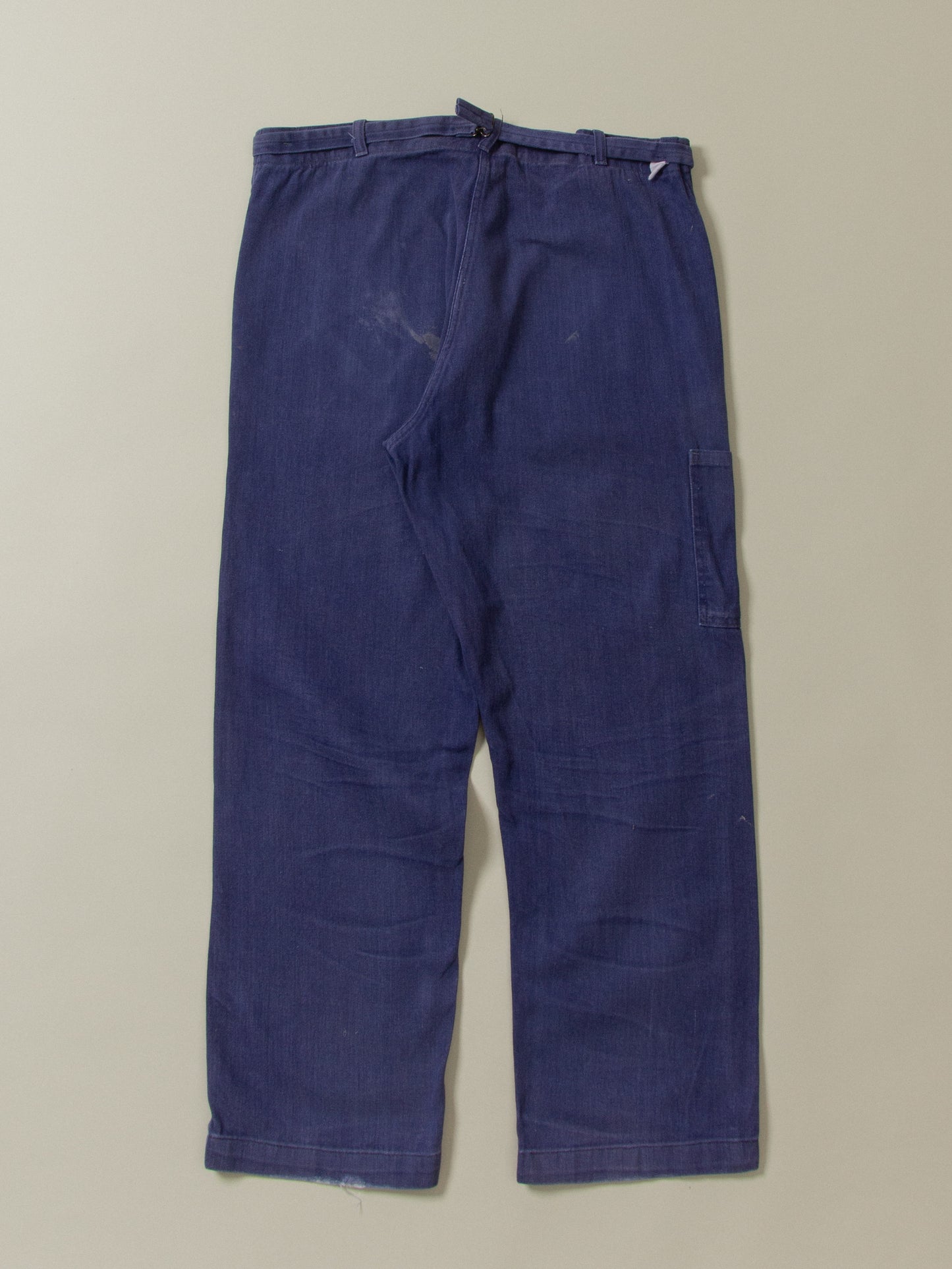 Vtg Faded French Workwear Trousers (40x31)