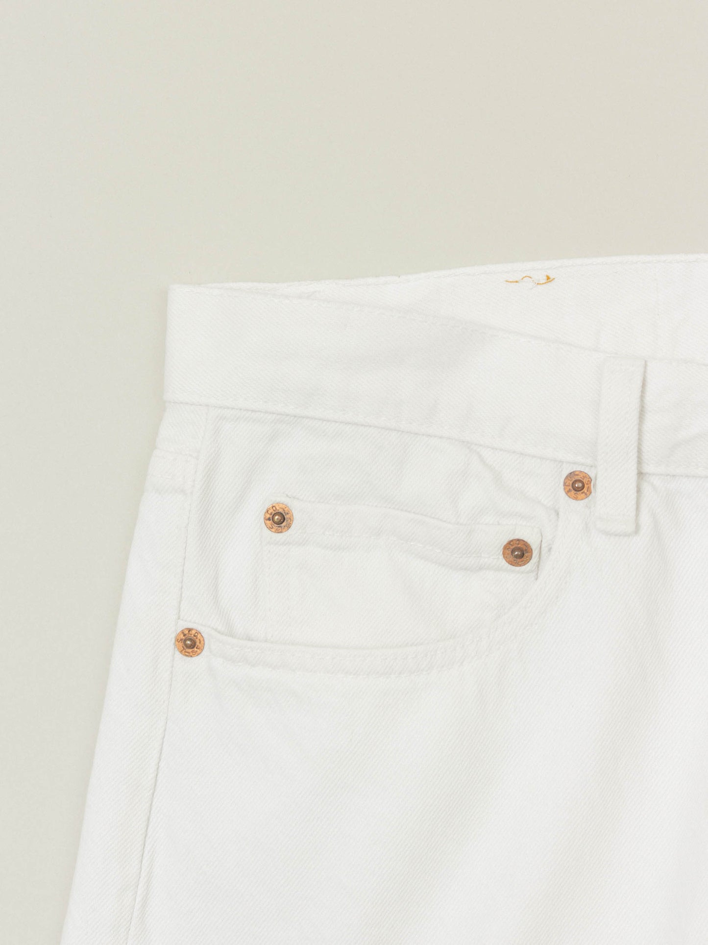 Vtg 1980s White Levi's 501 Jeans – Made in USA (34x31)