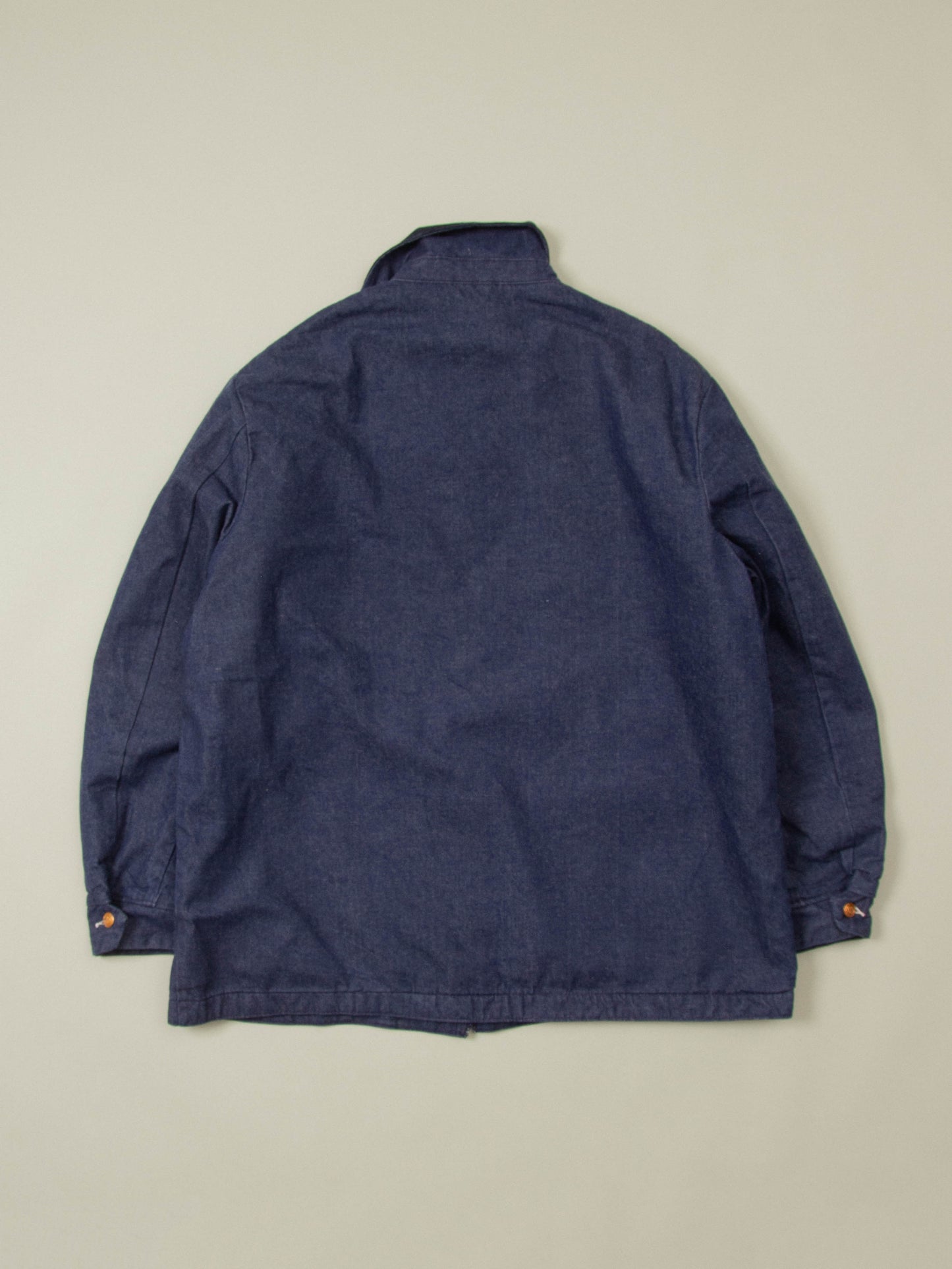 Vtg 1970s Blue Bell Wrangler Raw Denim Loco Chore Jacket (XL)