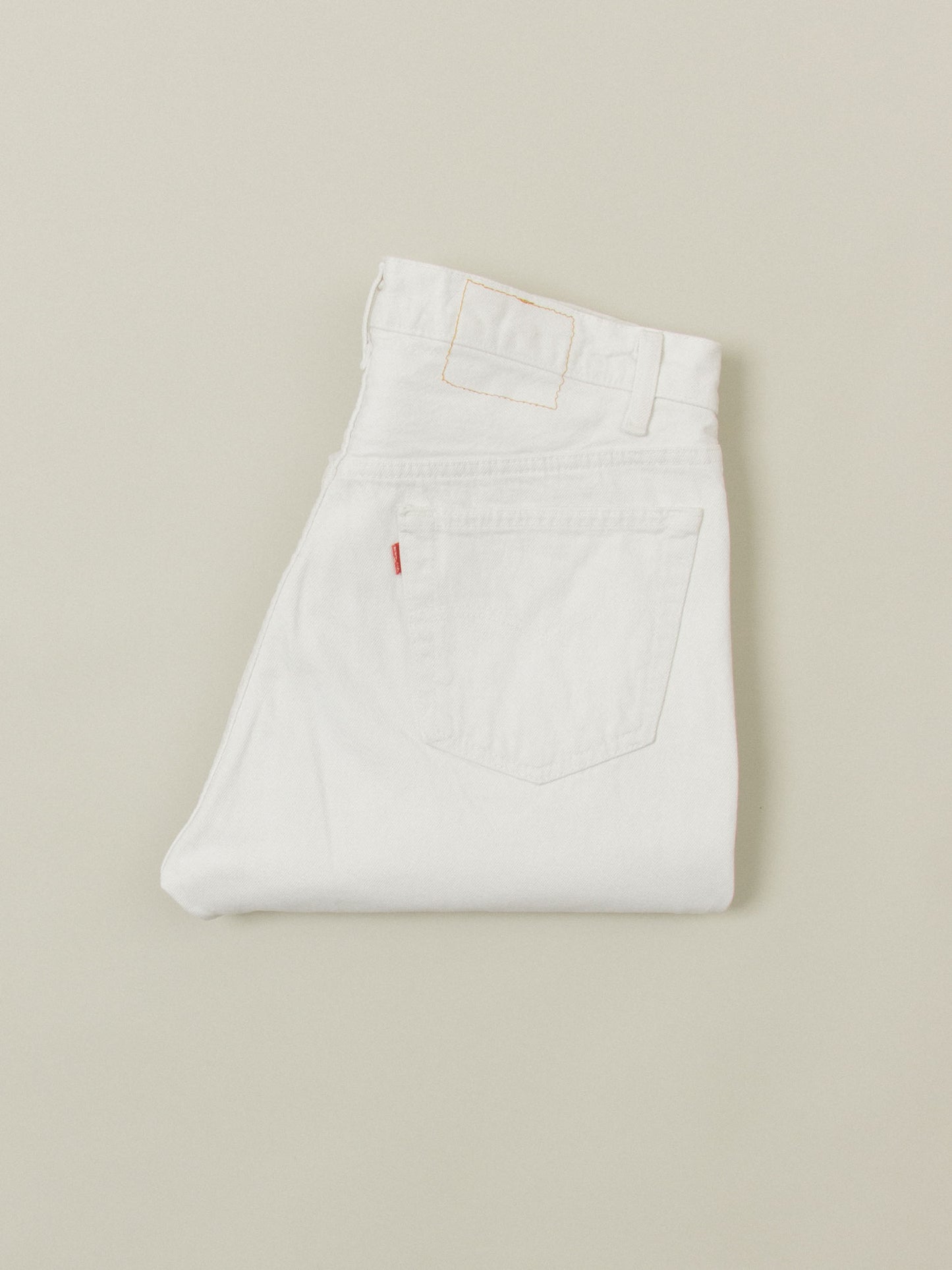 Vtg 1980s White Levi's 501 Jeans – Made in USA (34x31)