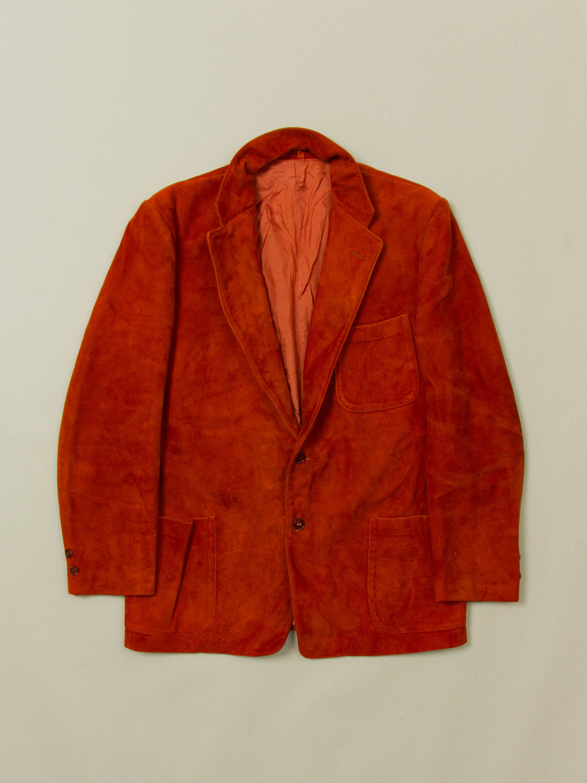 Vtg 1960s Suede Blazer Jacket – Made in USA (M/L)