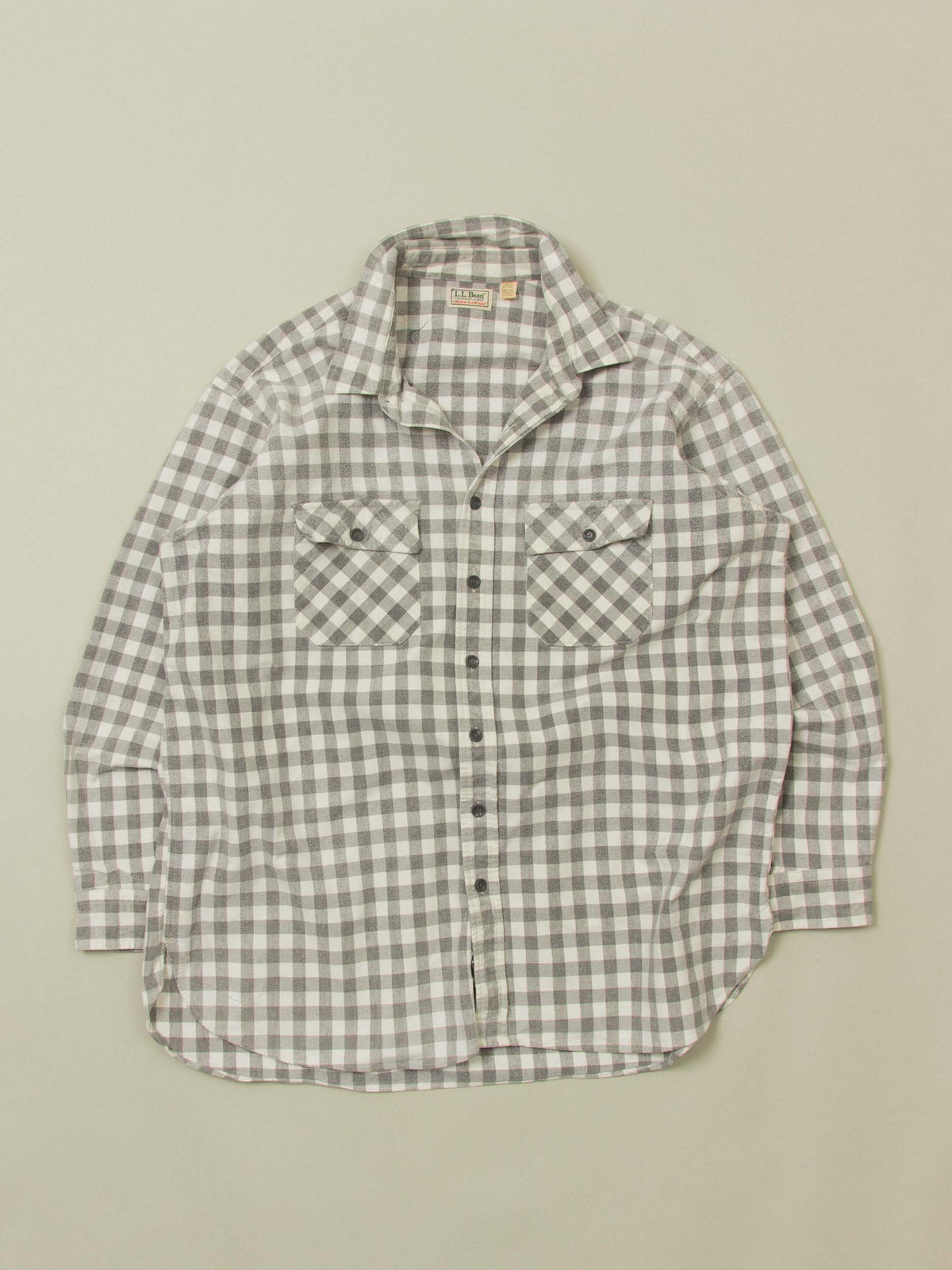 Vtg 1980s L.L. Bean Checkered Shirt – Made in USA (XXL)