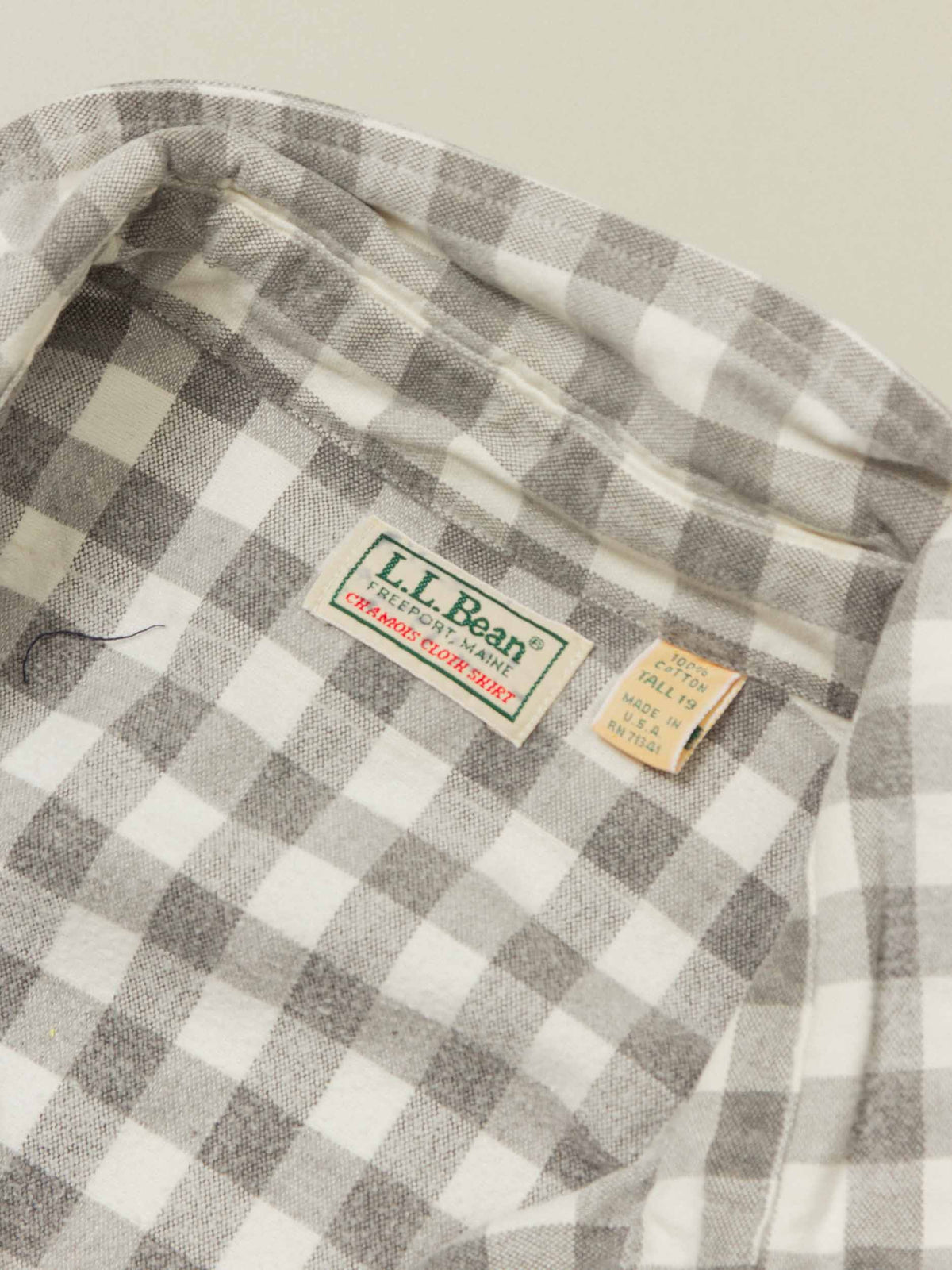 Vtg 1980s L.L. Bean Checkered Shirt – Made in USA (XXL)