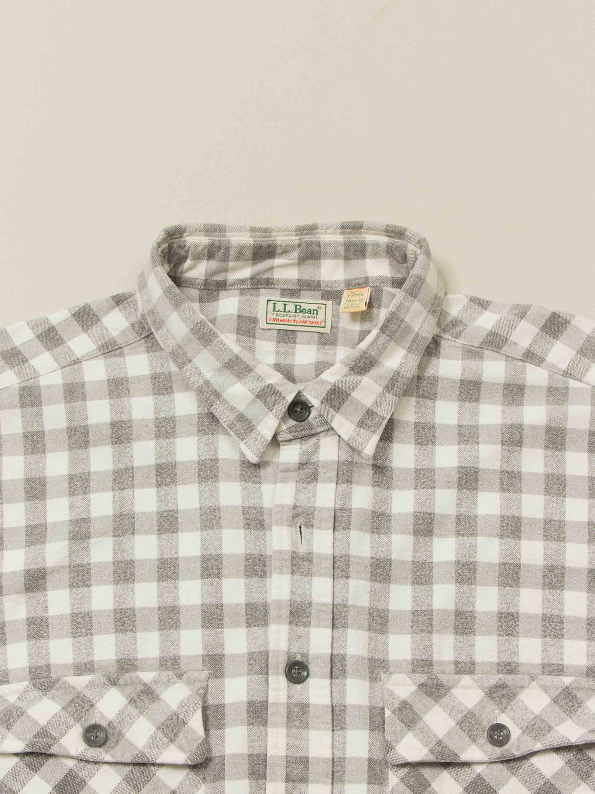 Vtg 1980s L.L. Bean Checkered Shirt – Made in USA (XXL)