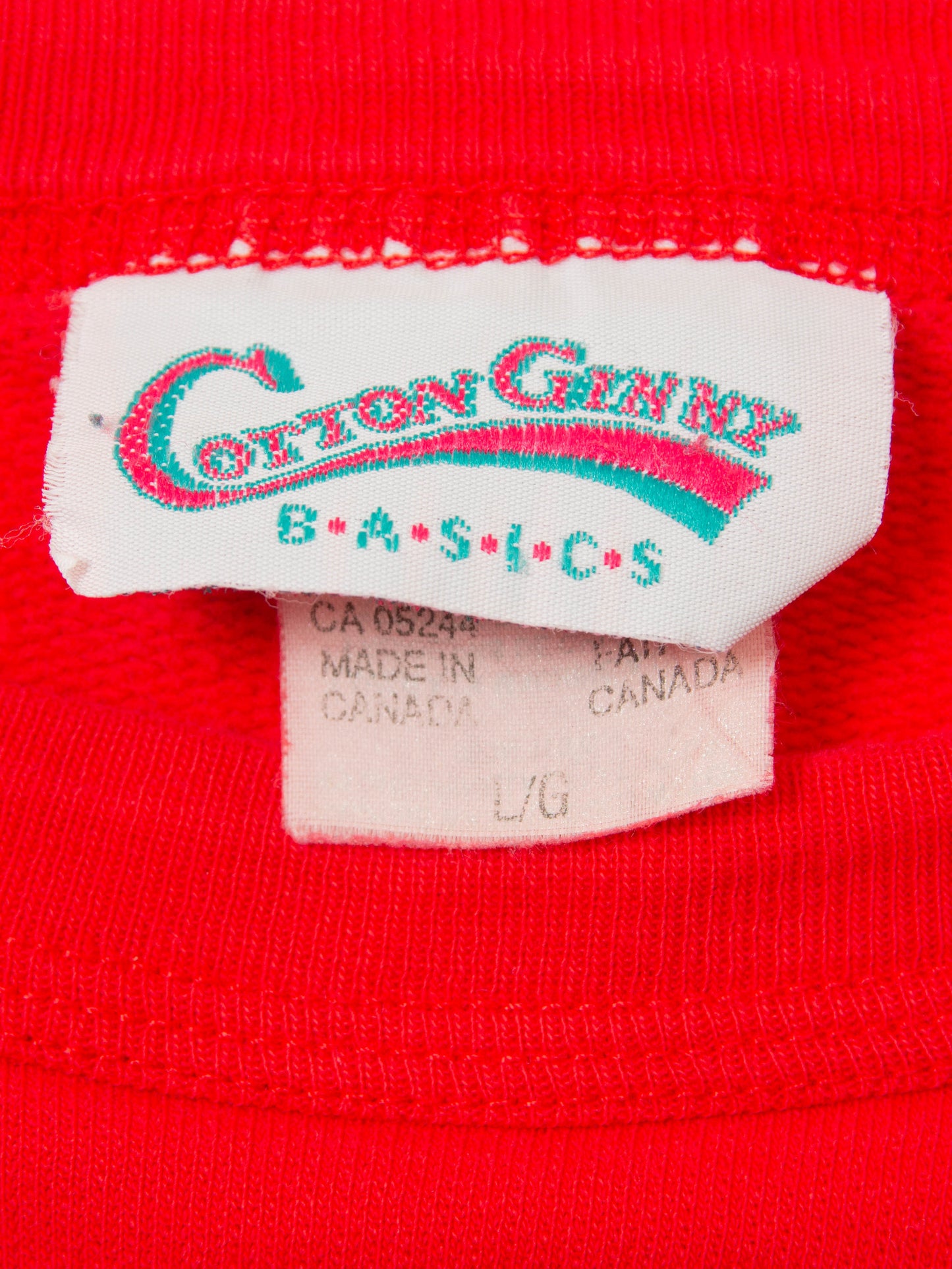 Vtg 1980s Cotton Ginny Sweatshirt - Made in Canada (S/M)