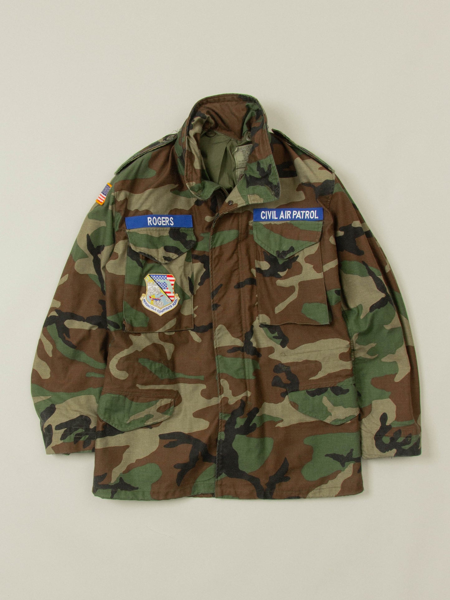 Vtg 1980s Civil Air Patrol M-65 Field Jacket (S-Reg)