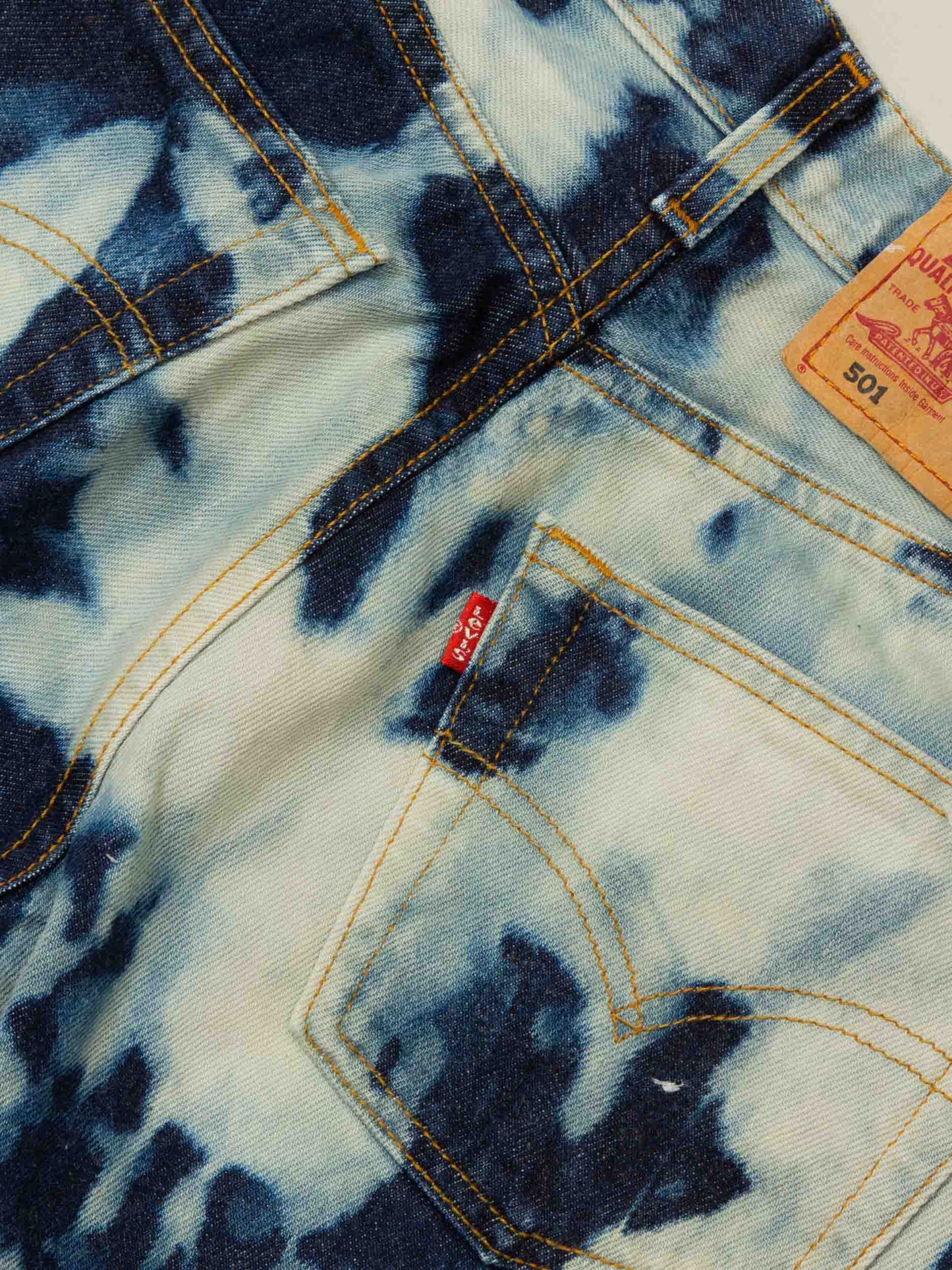 Vtg Bleached Levi's 501 Jeans (24x30)