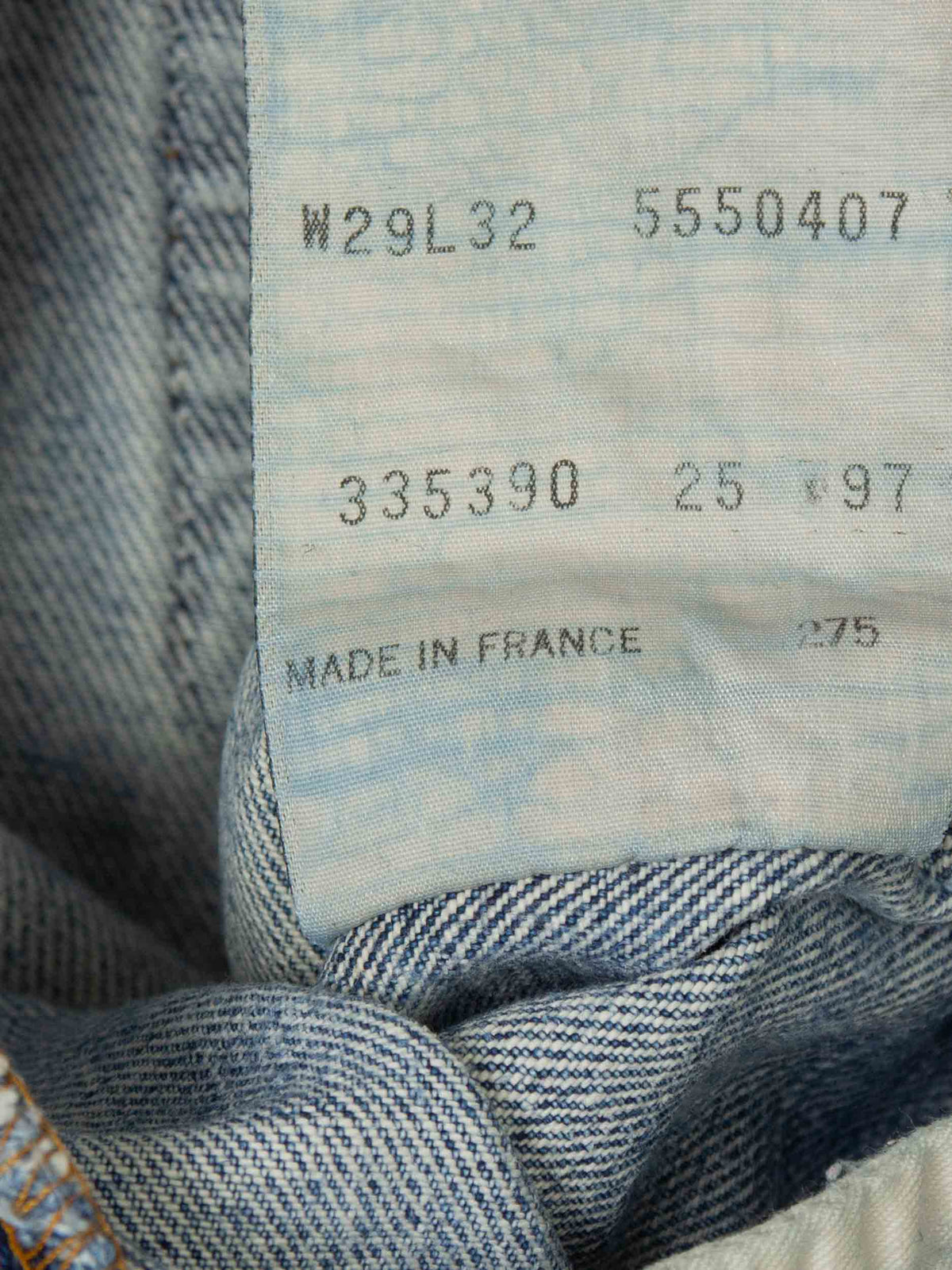 Vtg 1990s Levi's 555 Jeans – Made in France (28x32)