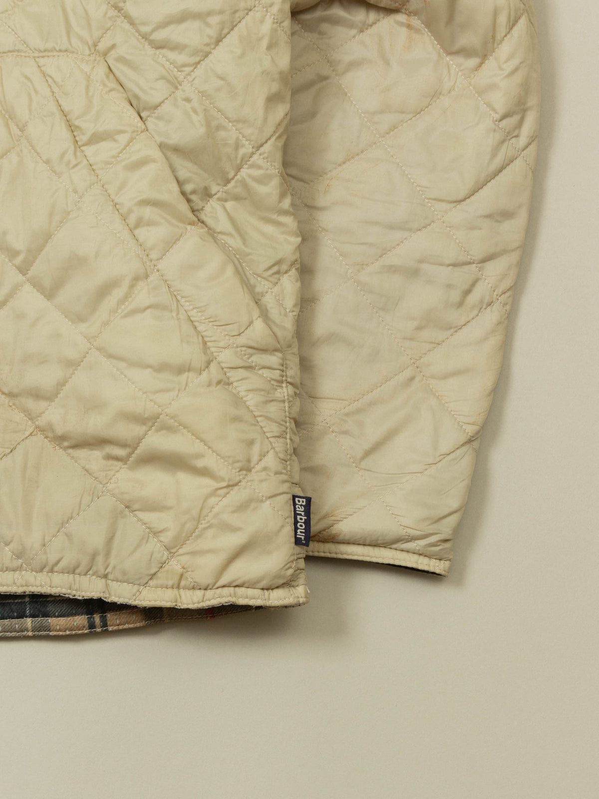 Vtg Barbour Quilted Sports Jacket – Made in England (XL)