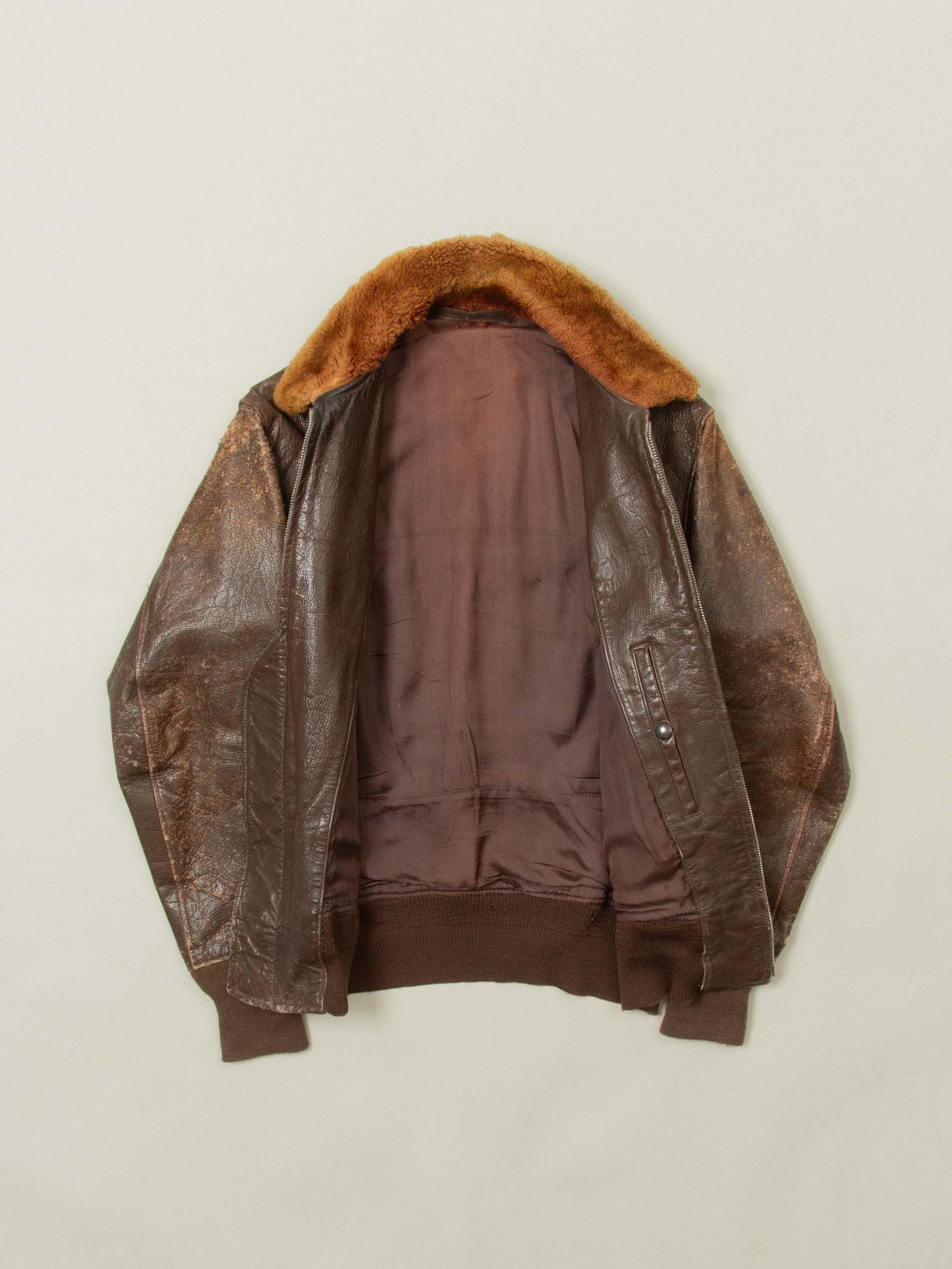 Vtg 1940/50s US Navy G-1 Flight Jacket (S)