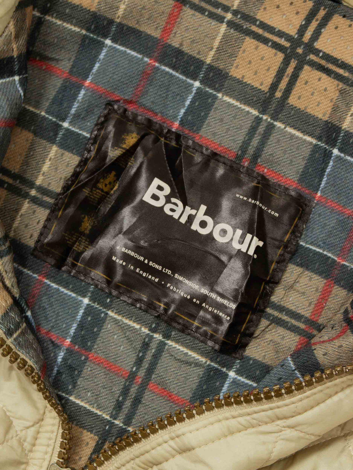 Vtg Barbour Quilted Sports Jacket – Made in England (XL)