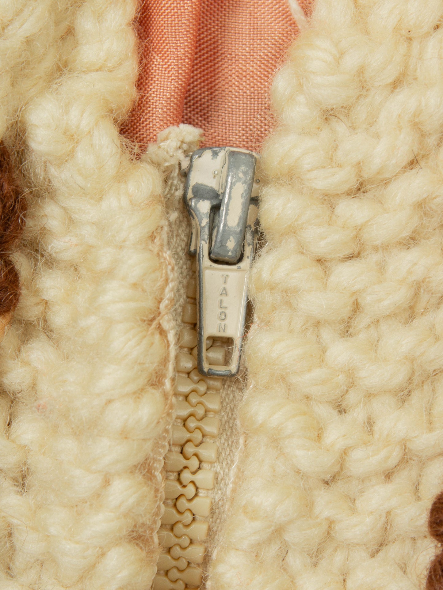 Vtg 1970s Heavy Cowichan Wool Sweater (L)