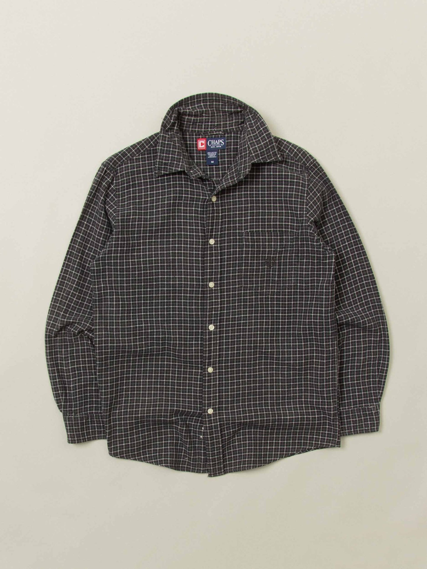 2000s Chaps Button-Down Flannel Shirt (M)