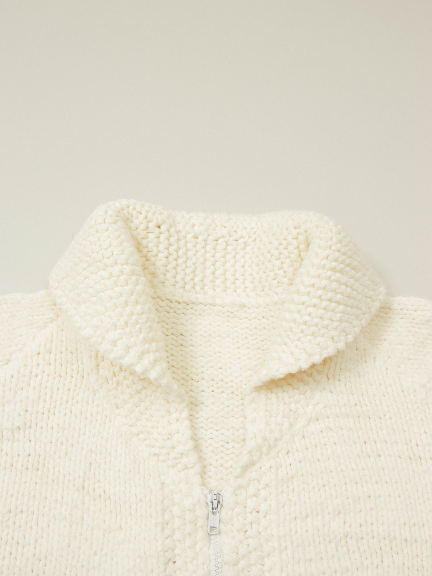 Vtg 1970s Heavy Cowichan Wool Sweater (L)