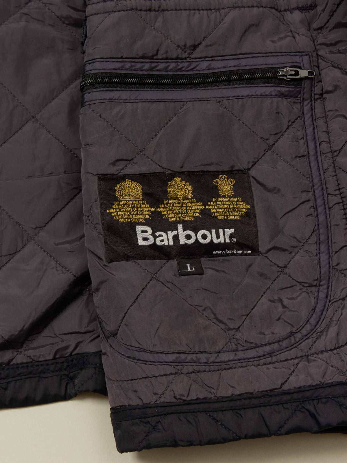 Vtg Quilted Barbour Jacket – Made in England (L)