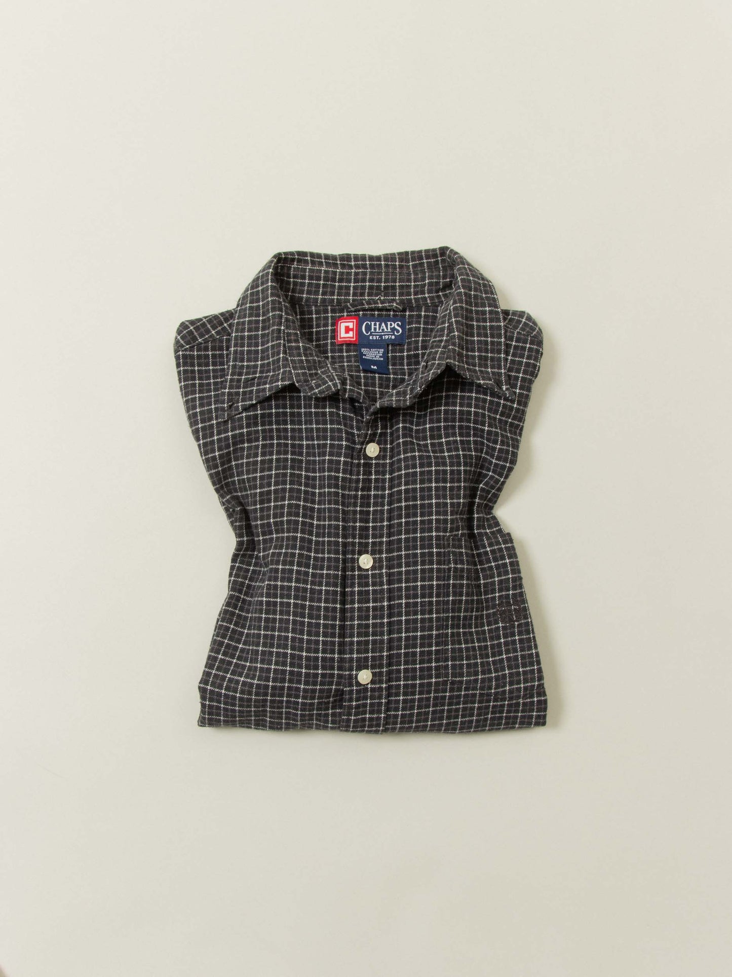 2000s Chaps Button-Down Flannel Shirt (M)