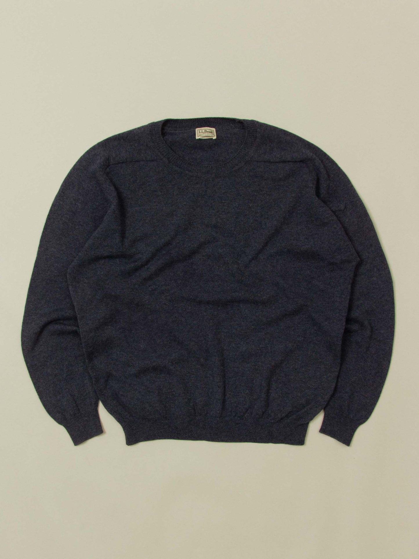 Vtg L.L. Bean Raglan Lamb's Wool Sweater (L)