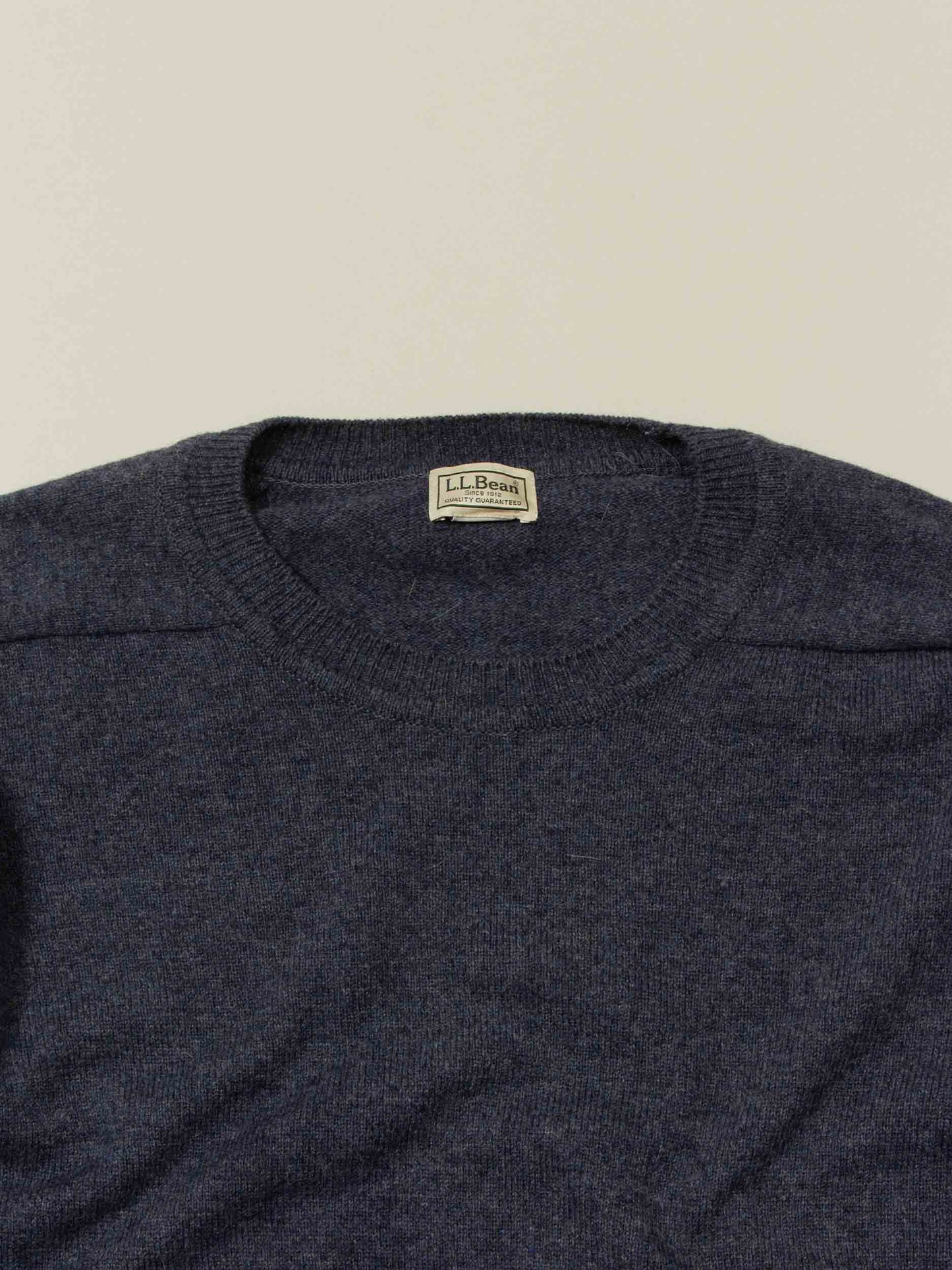 Vtg L.L. Bean Raglan Lamb's Wool Sweater (L)