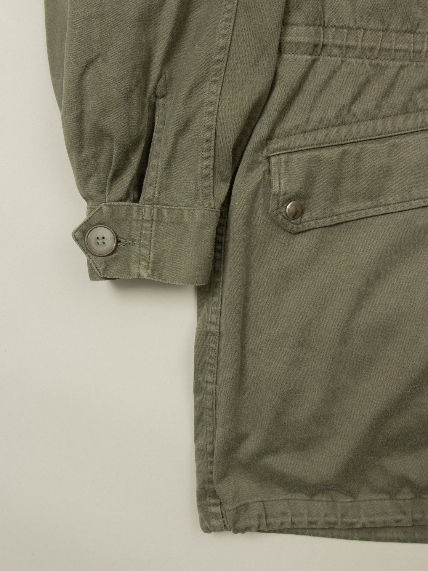 Vtg 1980s French Army Parka