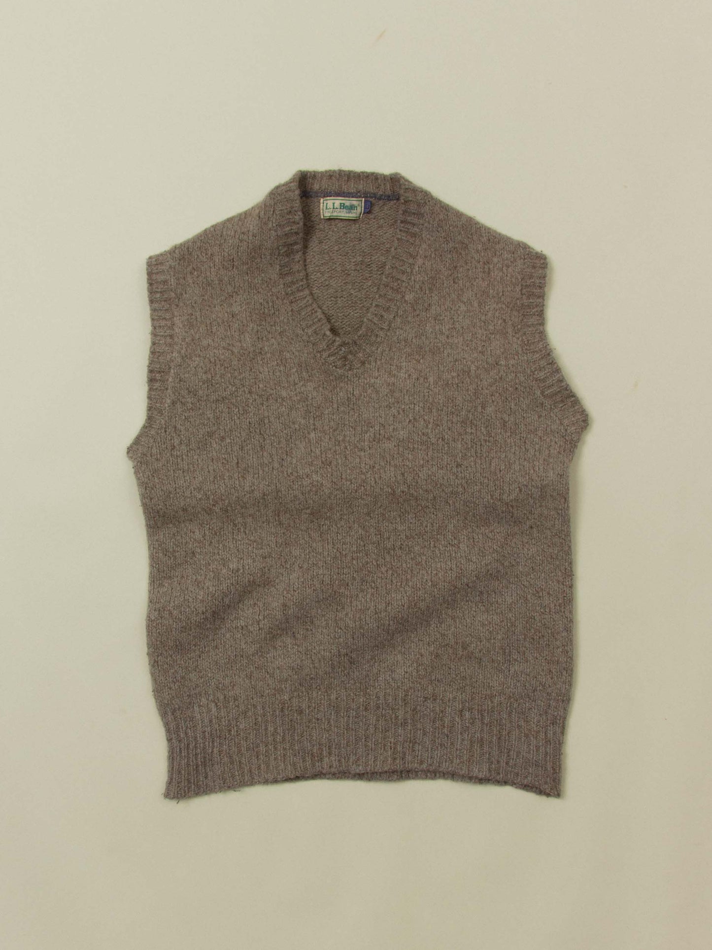 Vtg 1980s L.L. Bean Wool Vest – Made in USA (M)