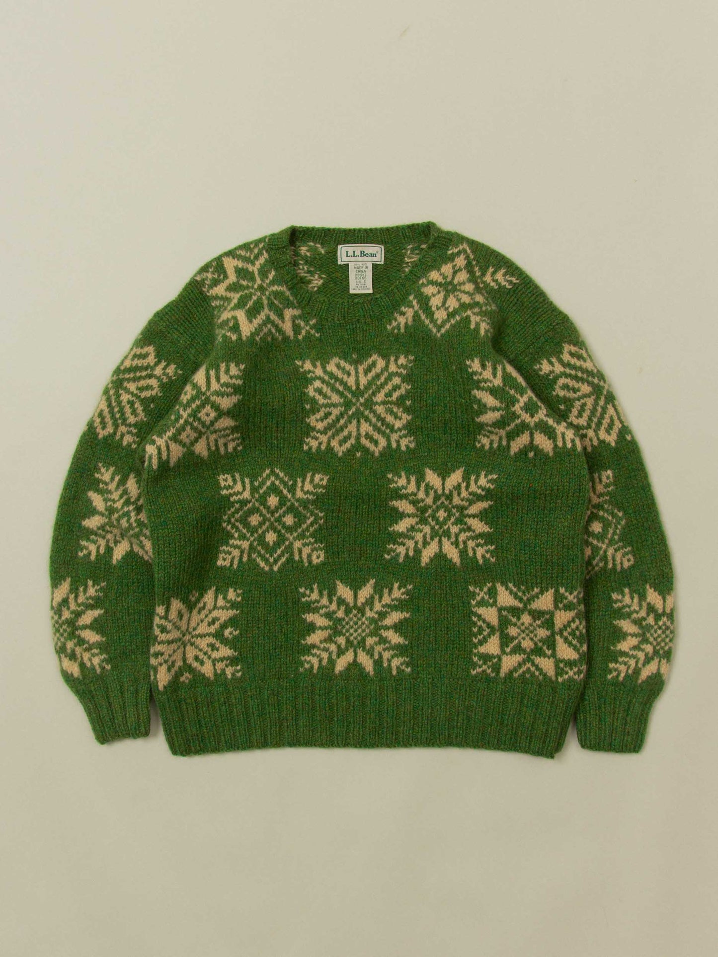 Vtg L.L. Bean Women's Wool Sweater (S)