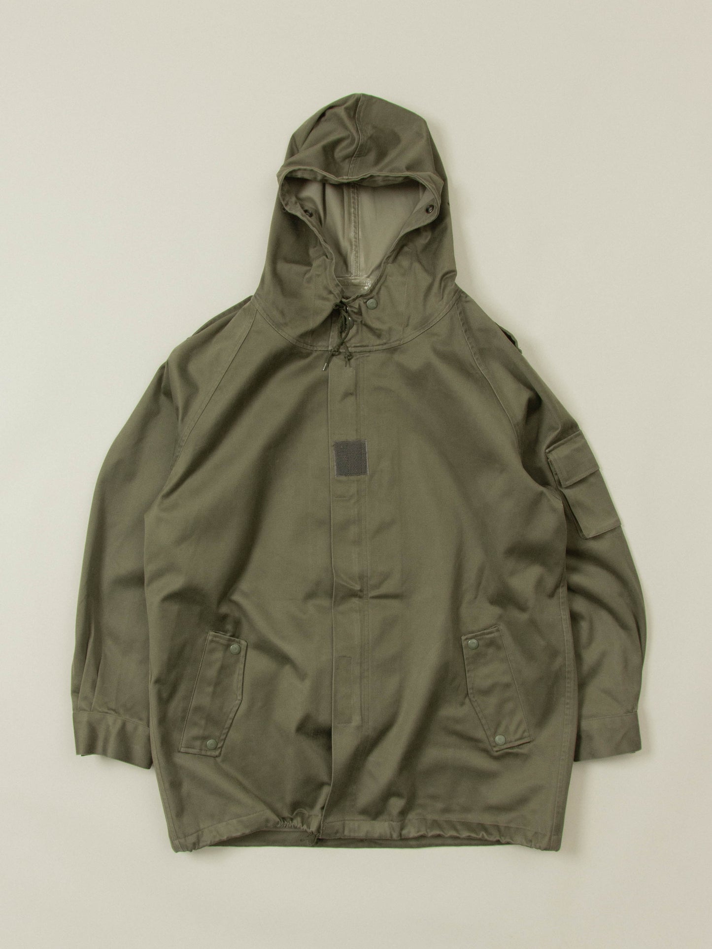 Vtg 1990s French Army Rain Coat