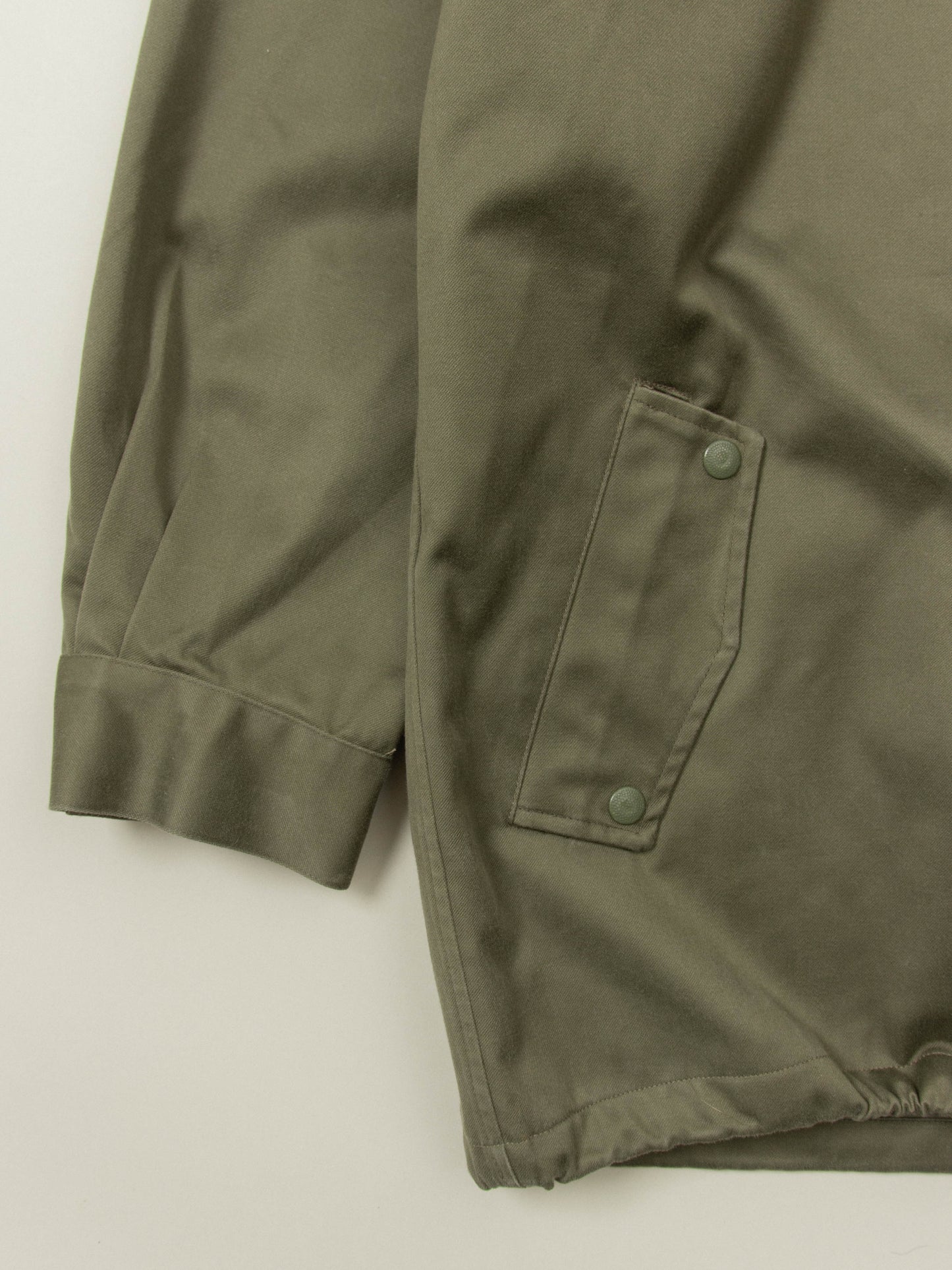 Vtg 1990s French Army Rain Coat