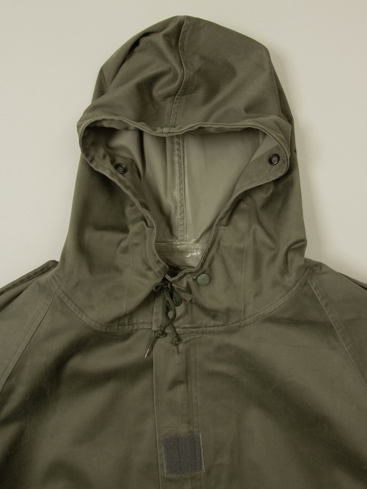 Vtg 1990s French Army Rain Coat