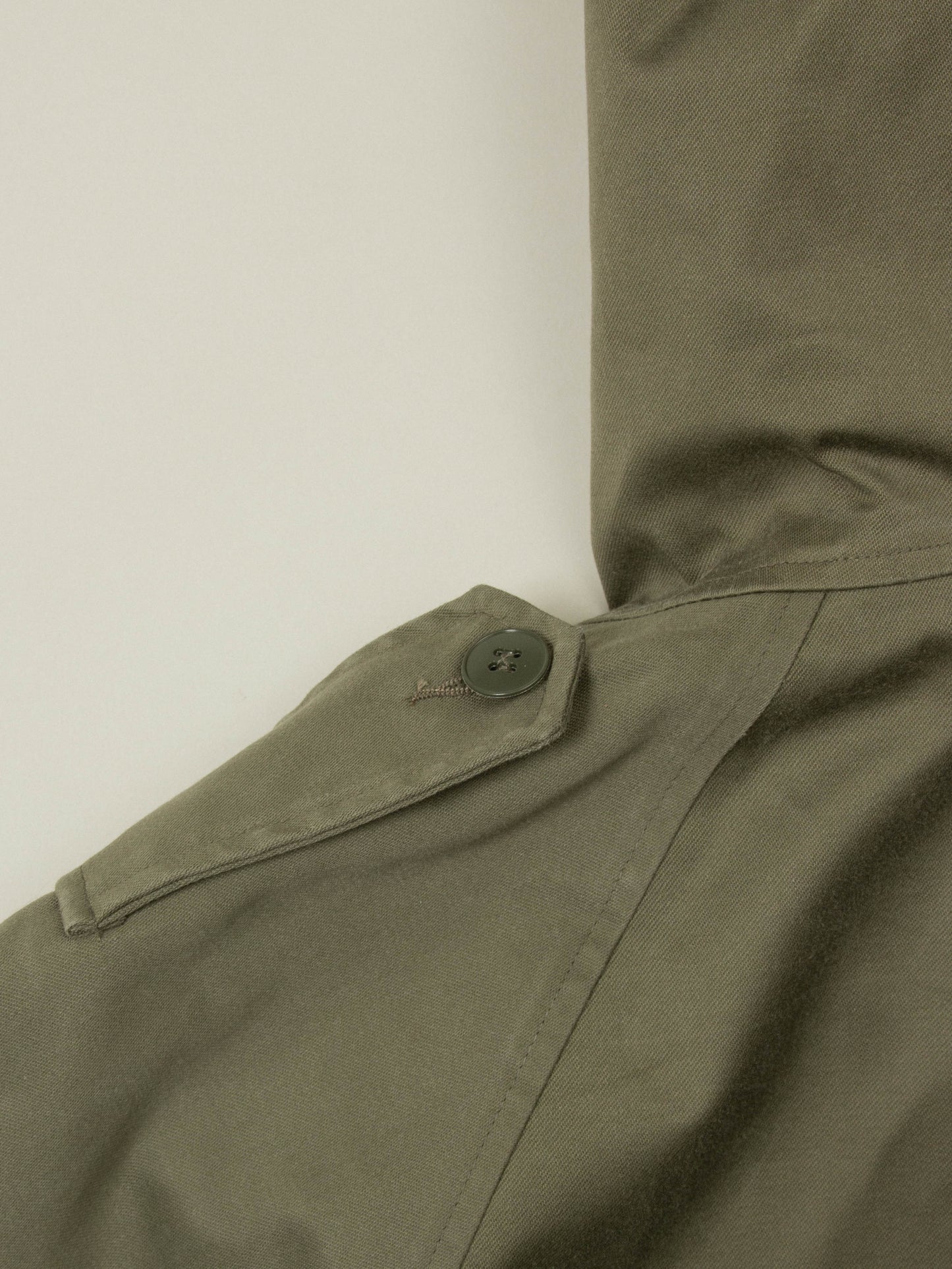 Vtg 1990s French Army Rain Coat