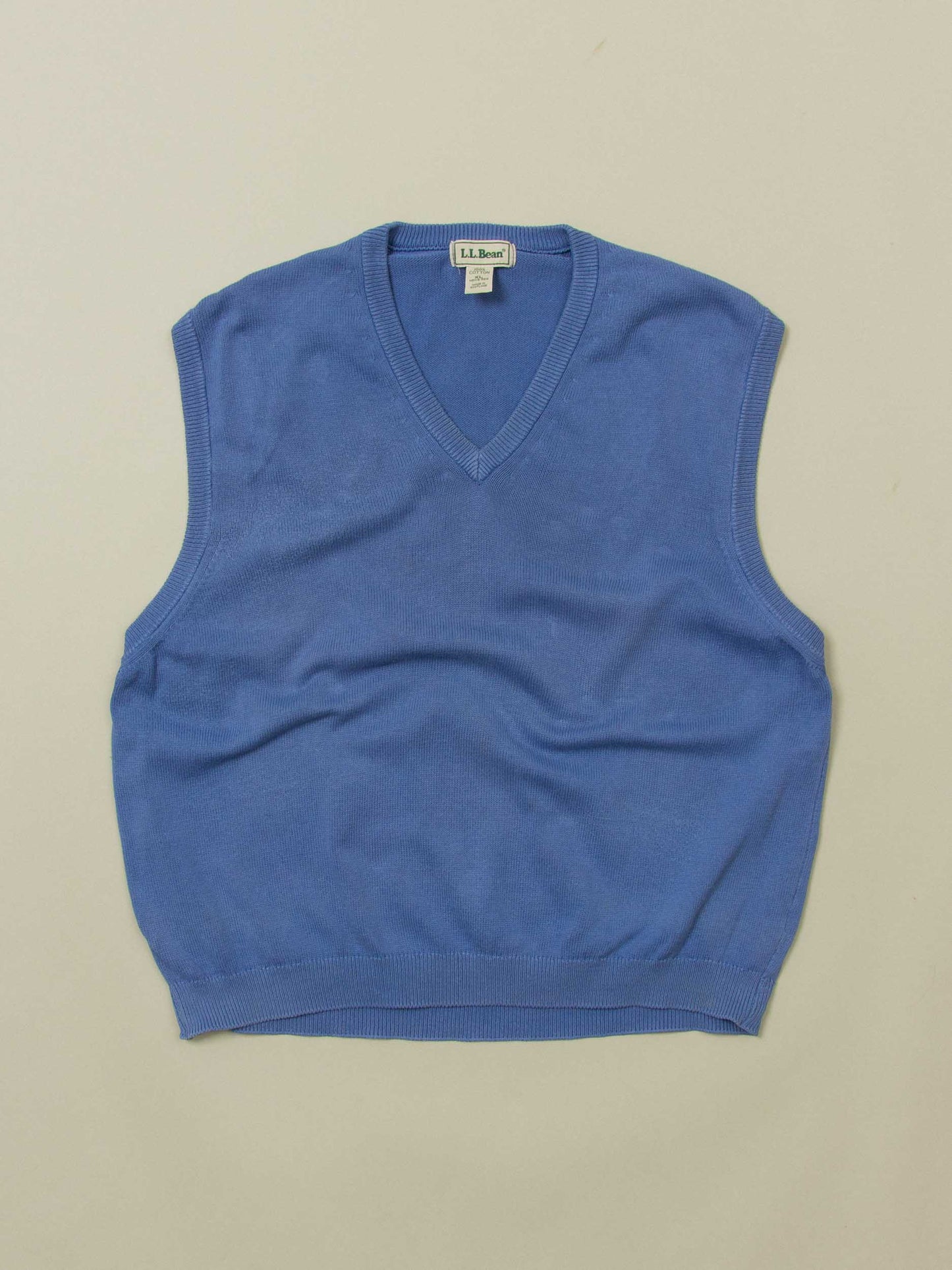 Vtg 1990s L.L. Bean Knit Vest – Made in Scotland (XL)