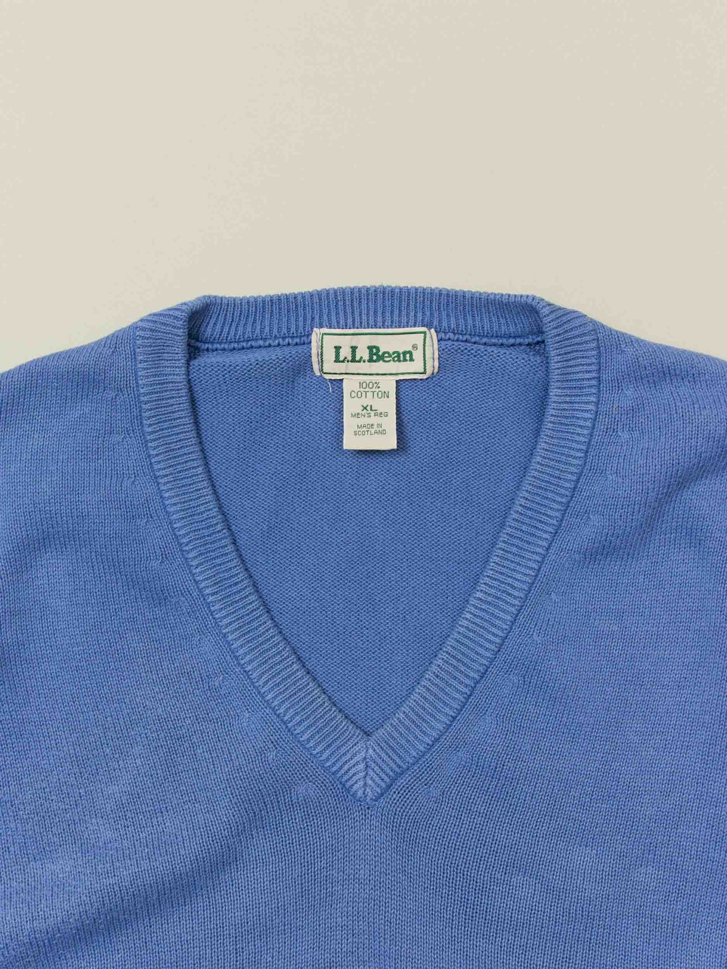 Vtg 1990s L.L. Bean Knit Vest – Made in Scotland (XL)