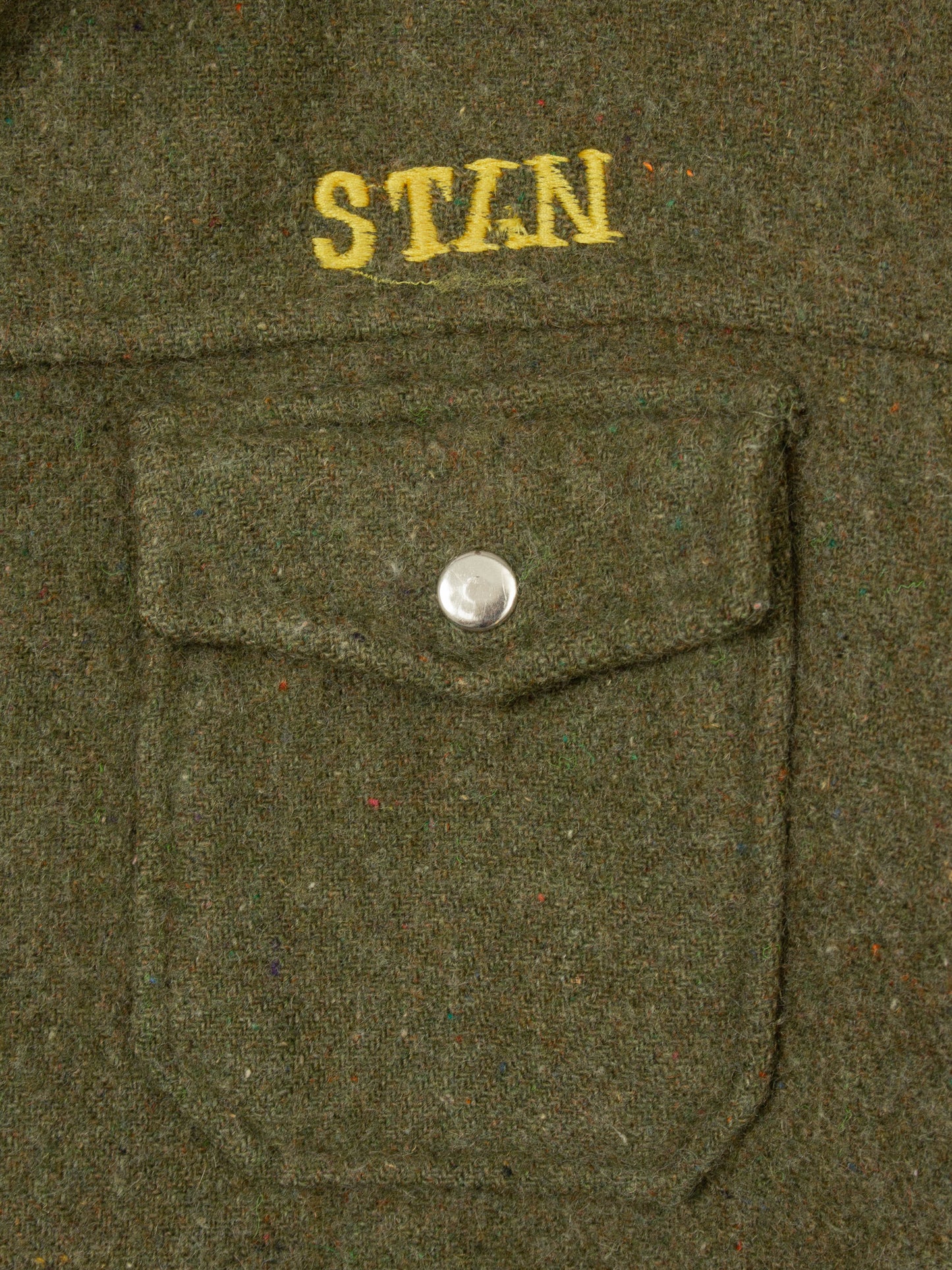 Vtg 1980s Lined Wool Shirt (S/M)