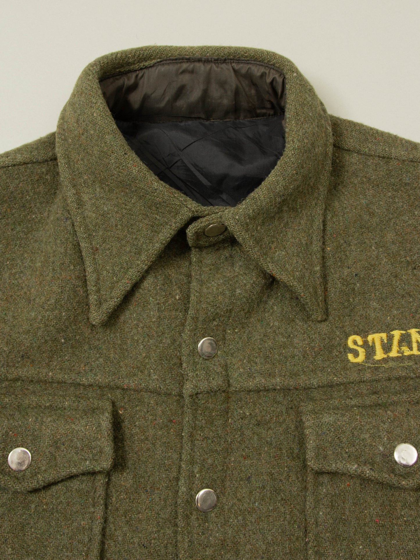 Vtg 1980s Lined Wool Shirt (S/M)