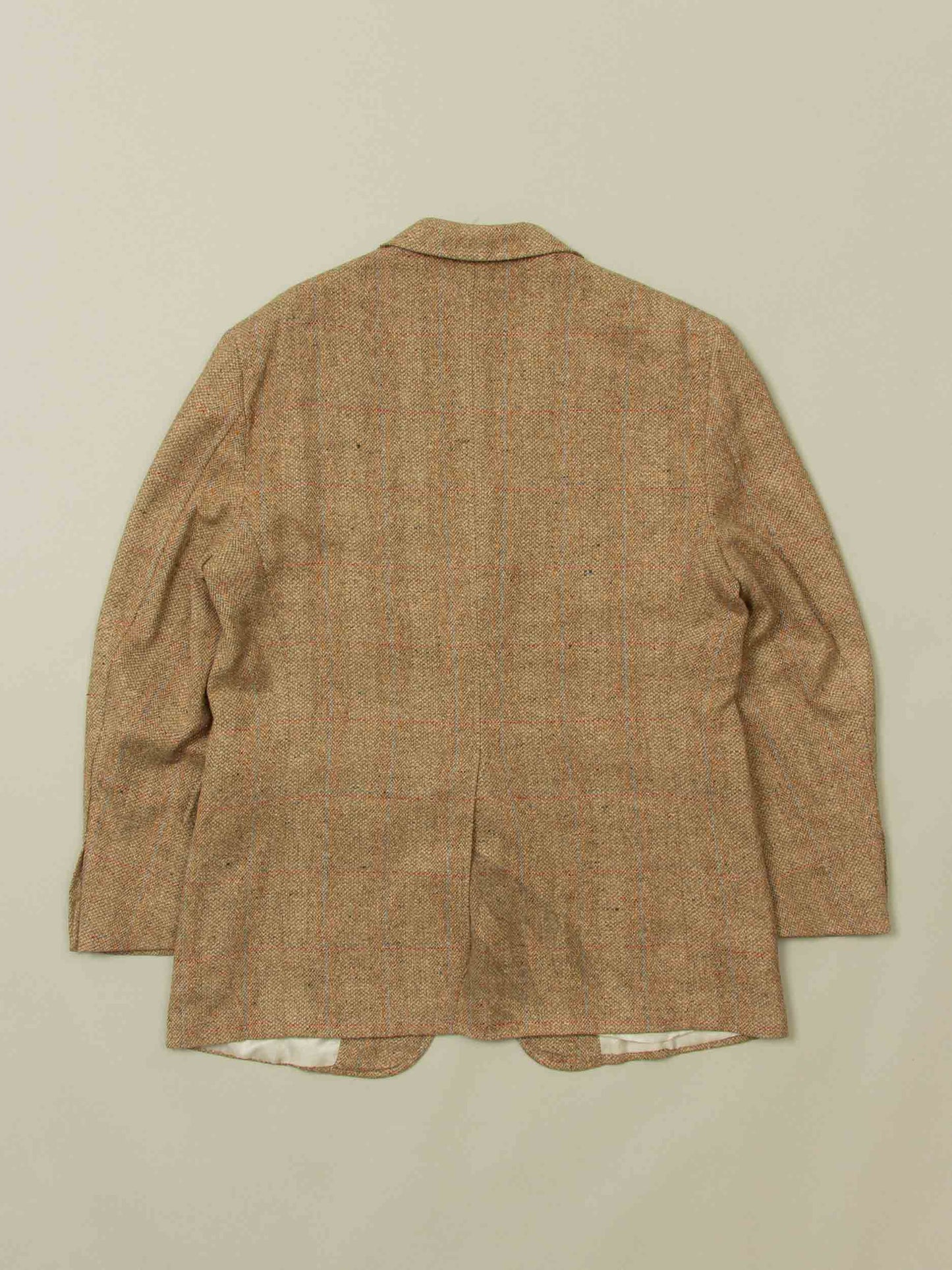 Vtg 1970s Ralph Lauren Tweed Blazer Jacket – Made in USA (L)