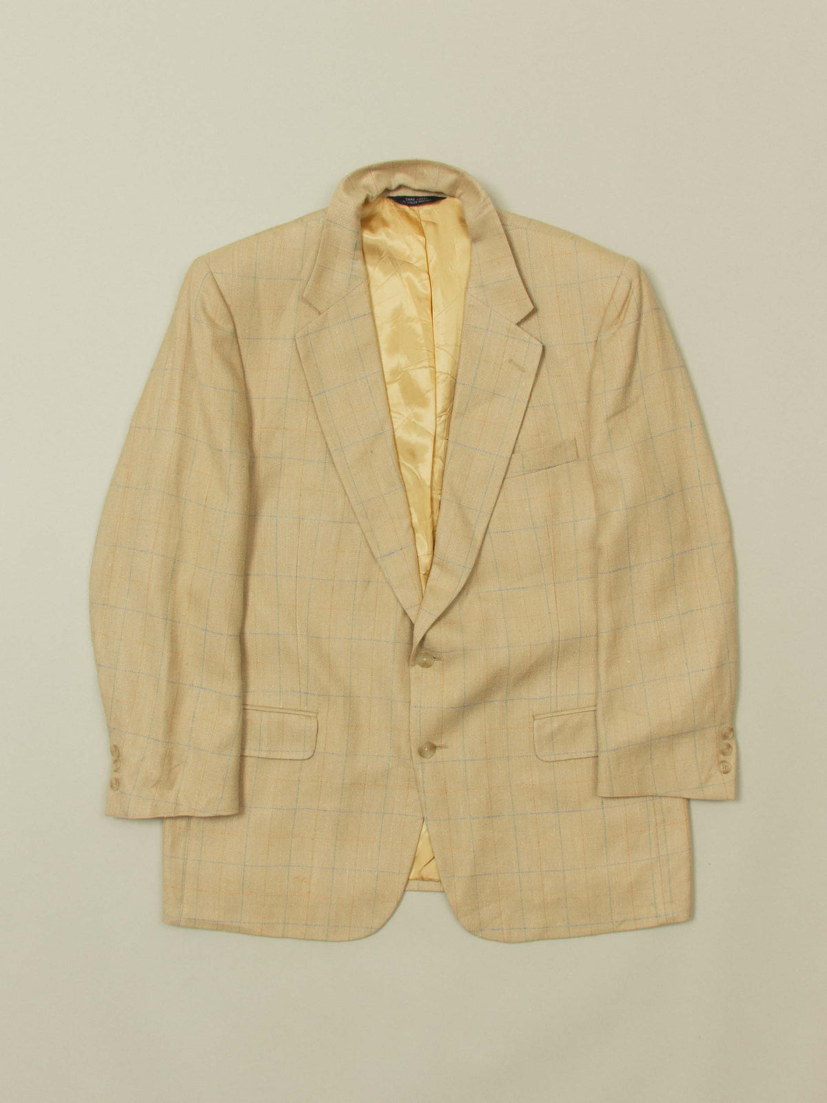 Vtg 1980s Burberry HBT Blazer Jacket – Made in USA (L/XL)