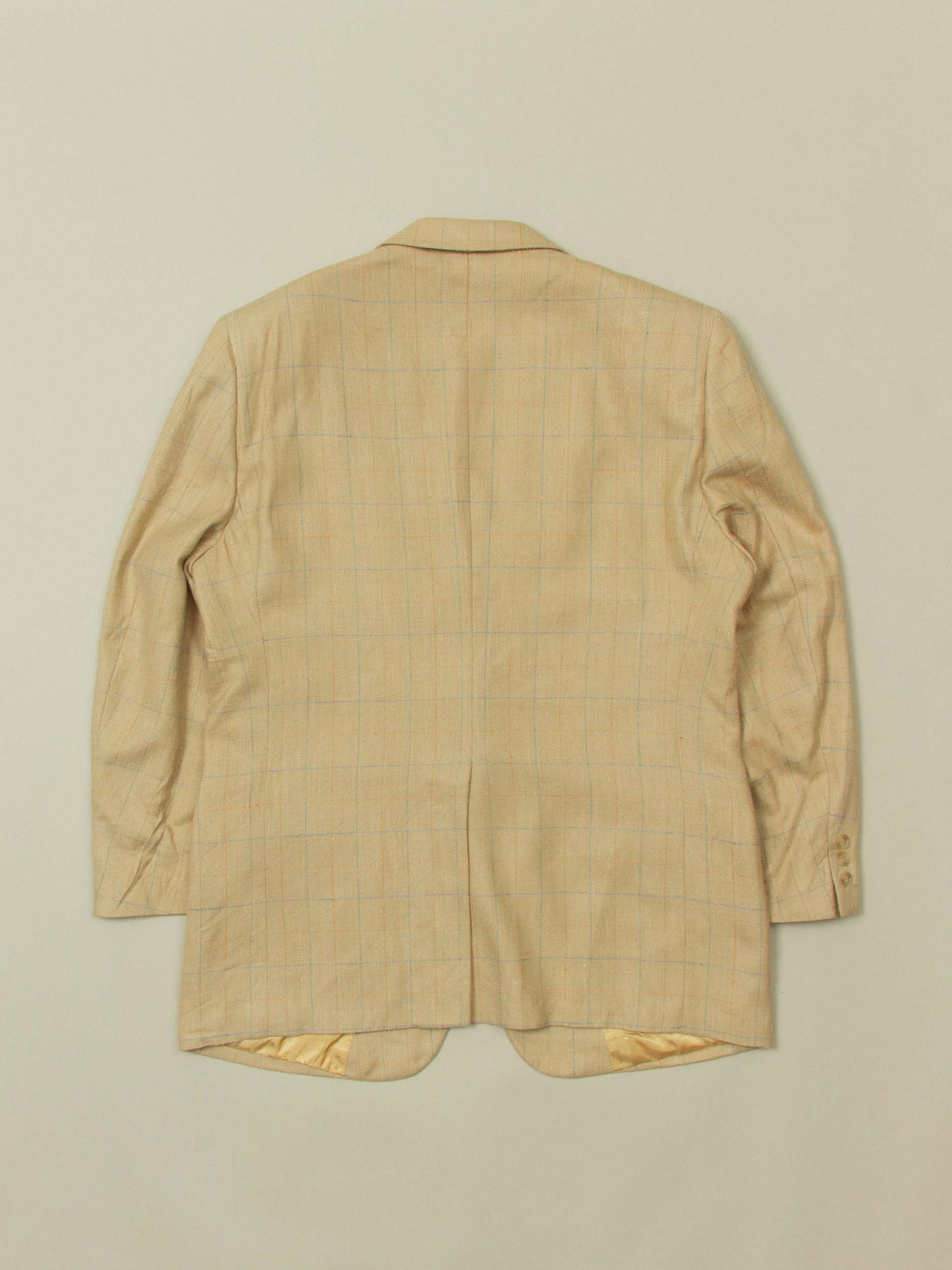 Vtg 1980s Burberry HBT Blazer Jacket – Made in USA (L/XL)