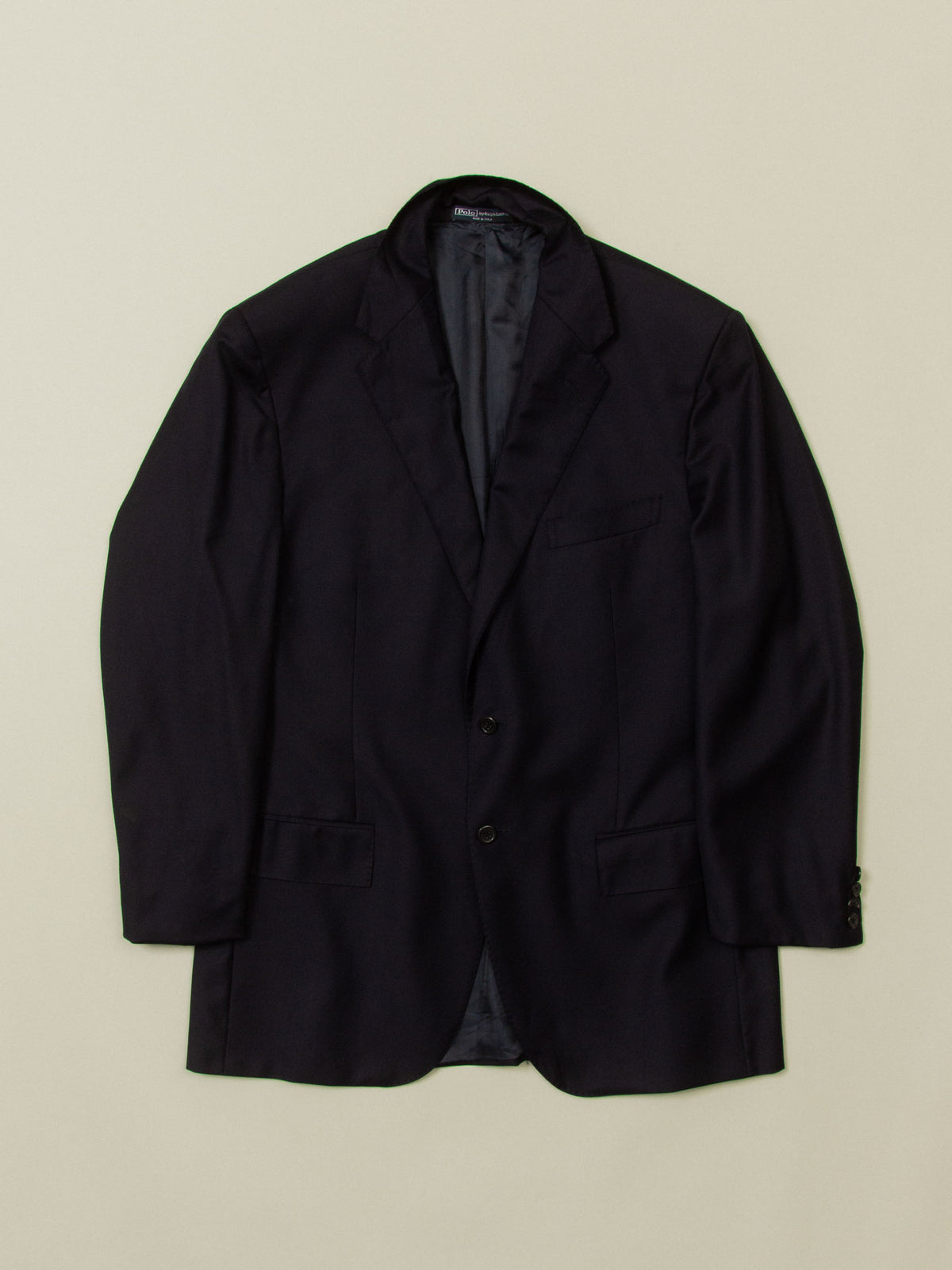 Vtg 1990s Ralph Lauren Wool Blazer Jacket – Made in Italy (L)