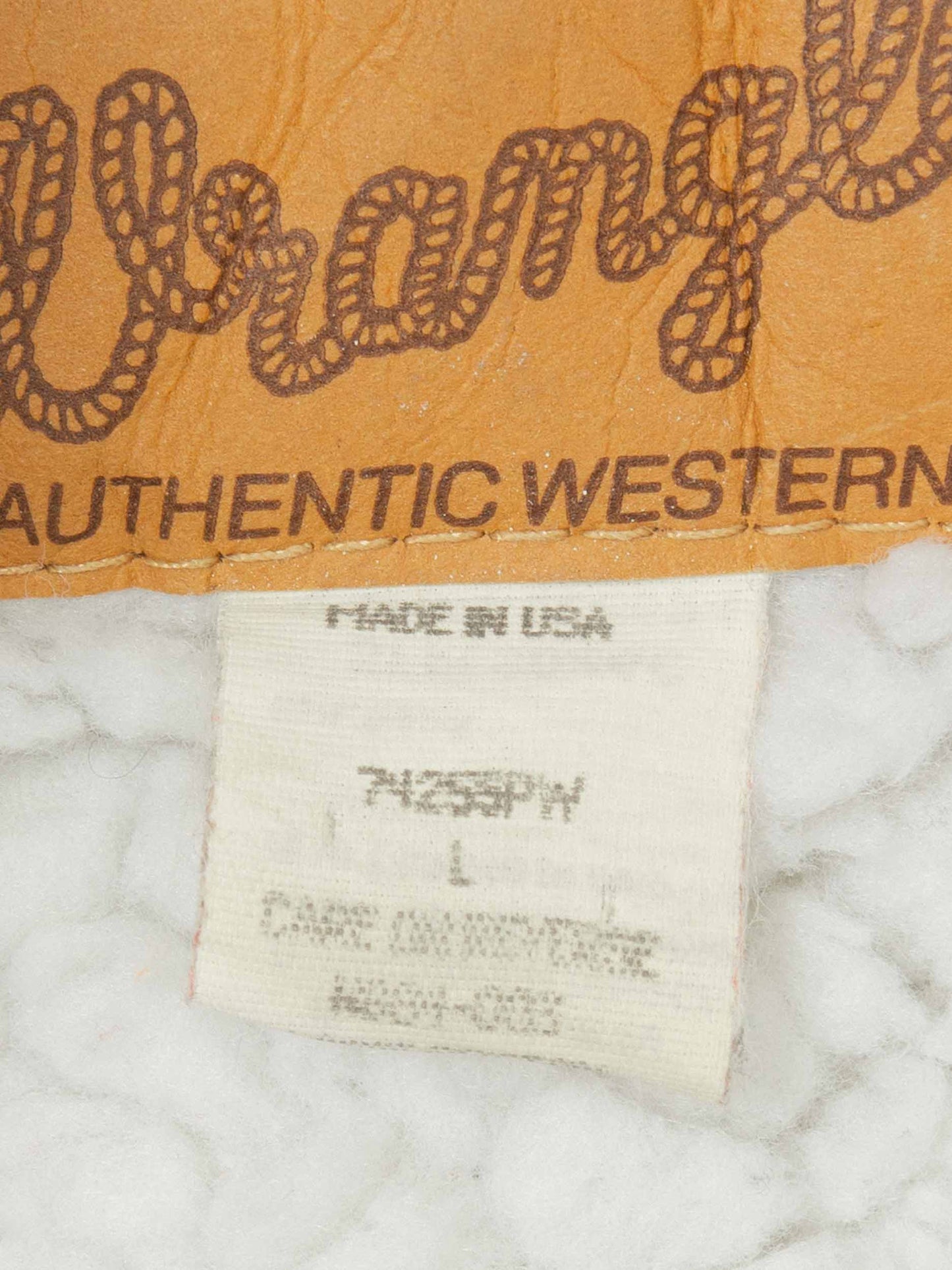 Vtg 1980s Wrangler Sherpa Denim Jacket – Made in USA (L)