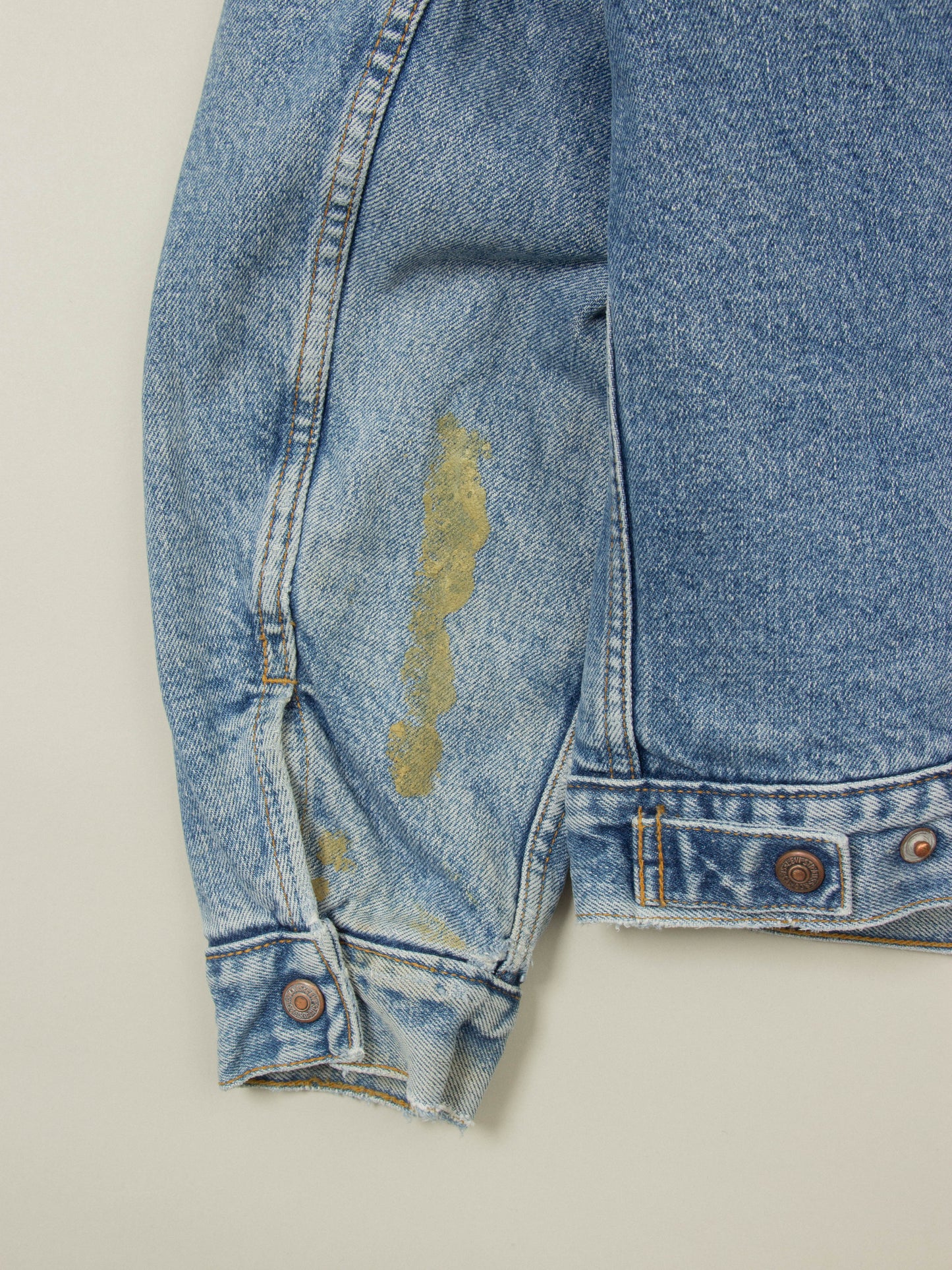 Vtg 1990s Levi's Sherpa Denim Jacket (M)