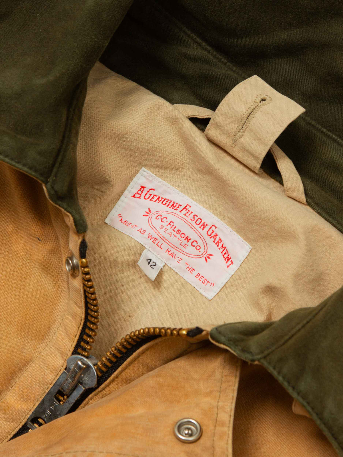 Vtg 1970s Filson Tin Cloth Workwear Jacket – Made in USA (M/L)