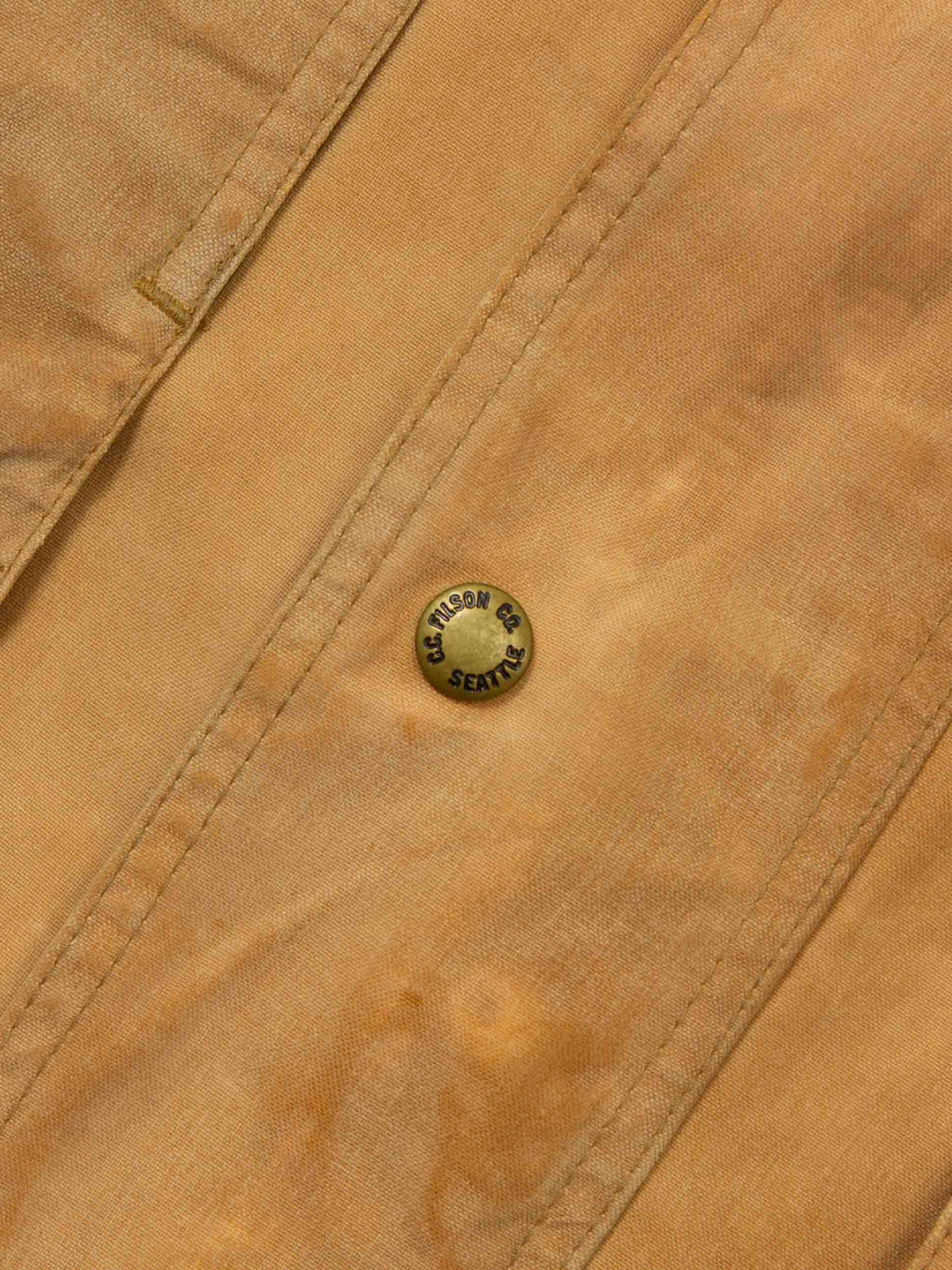 Vtg 1970s Filson Tin Cloth Workwear Jacket – Made in USA (M/L)