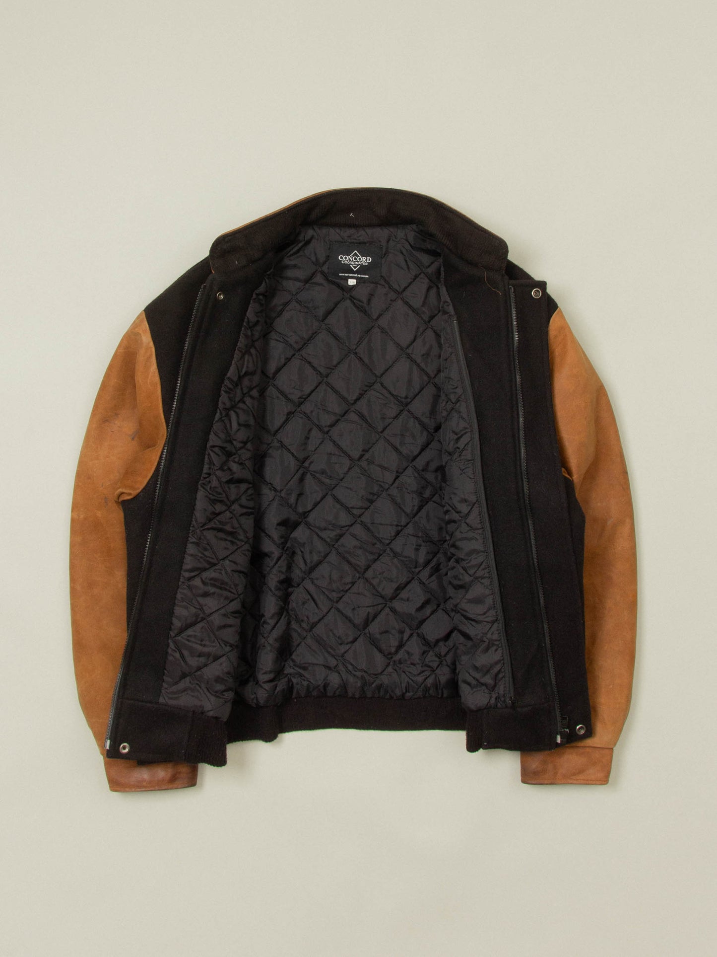 Vtg 1990s Varsity Wool Jacket – Made in Canada (XL)