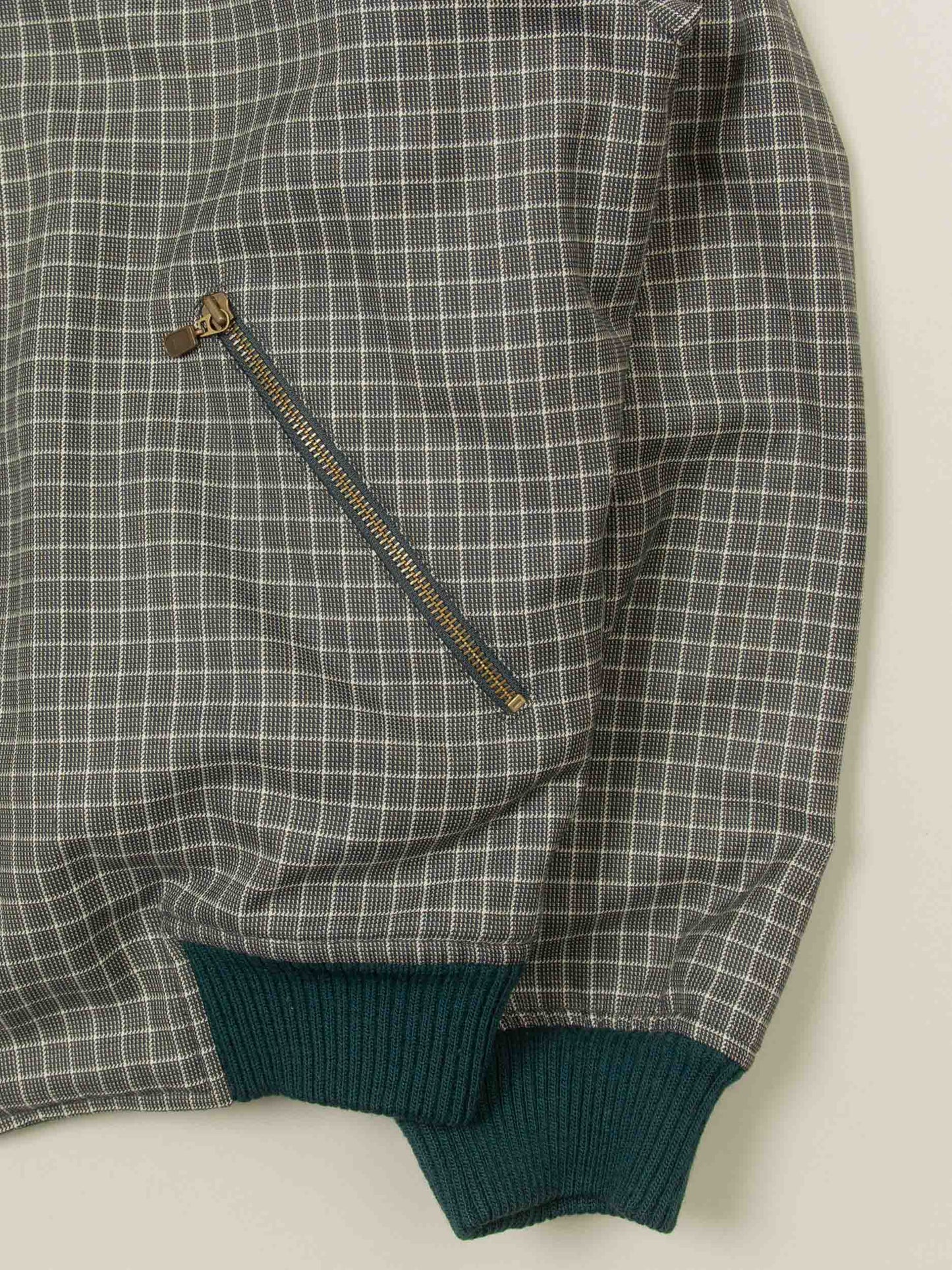 Vtg 1980s Lacoste Reversible Bomber Jacket (L)