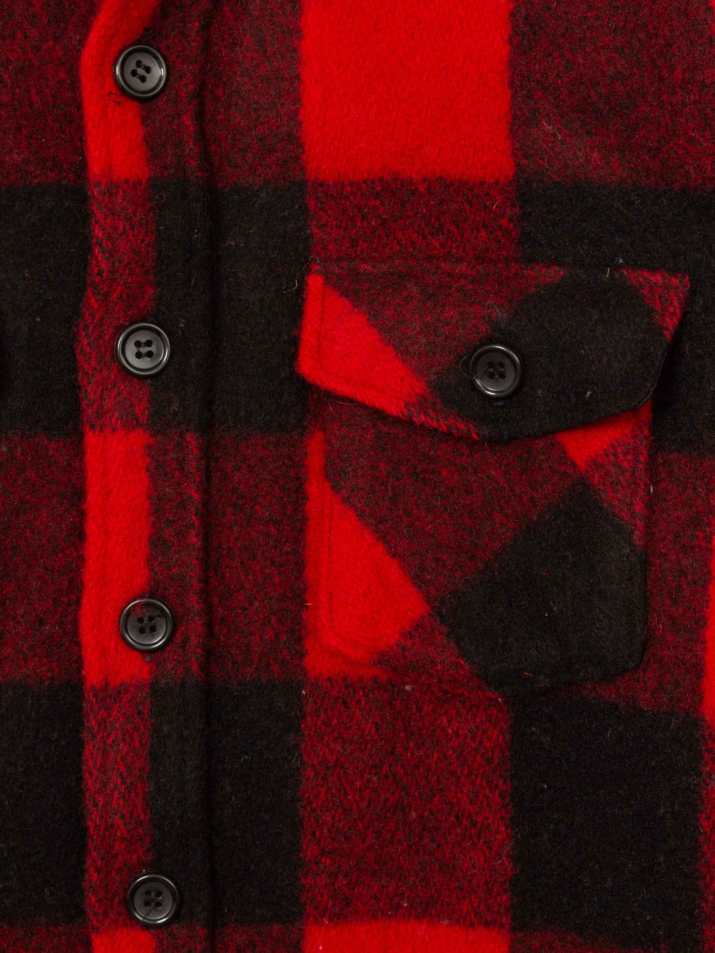 Vtg 1970s Woolrich Buffalo Plaid Shirt – Made in USA (M)