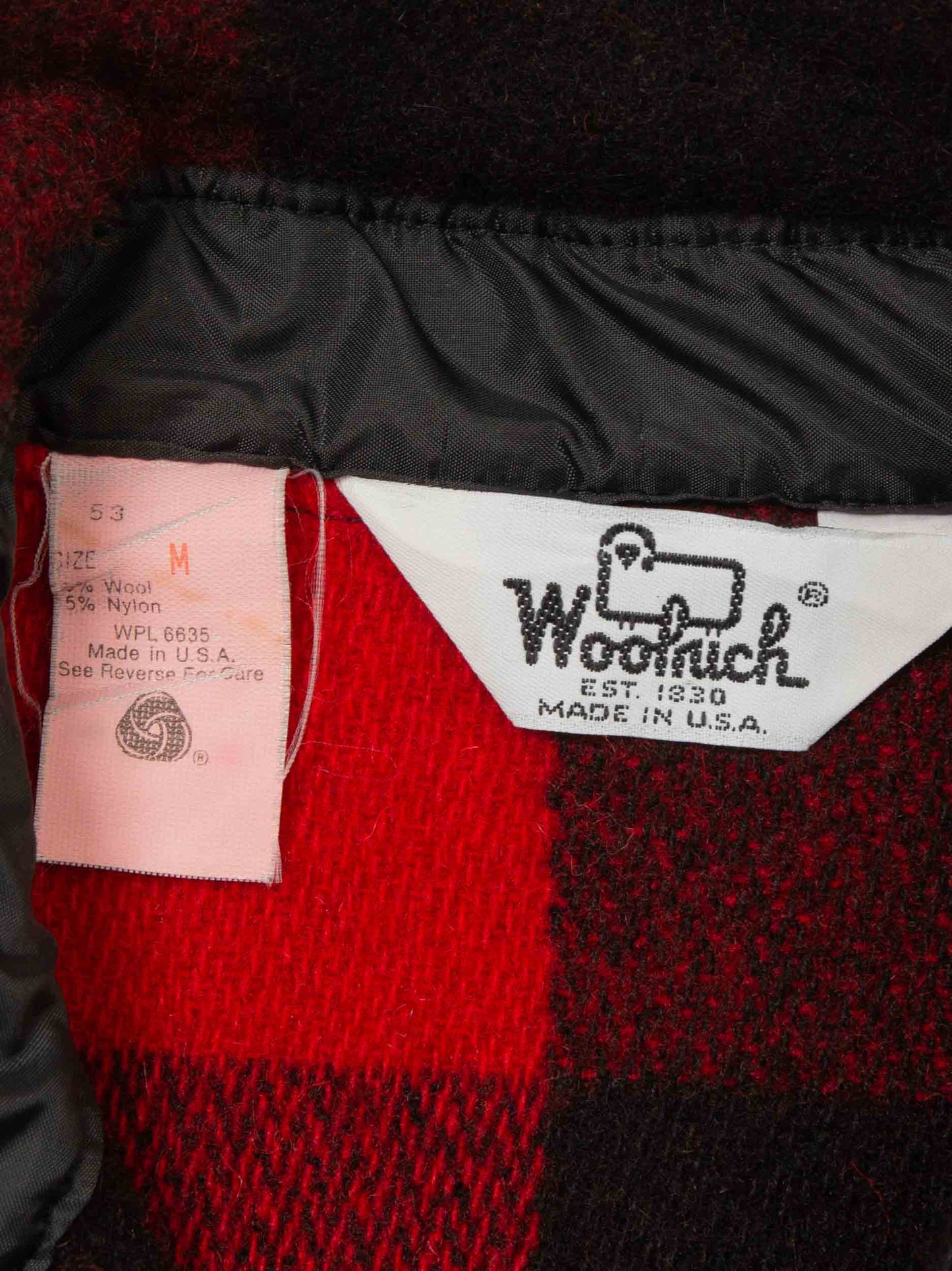 Vtg 1970s Woolrich Buffalo Plaid Shirt – Made in USA (M)