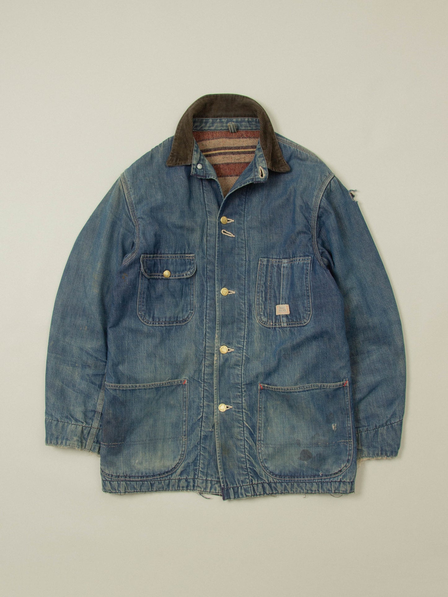 Vtg 1950s Sears Roebuck Loco Chore Jacket (M)