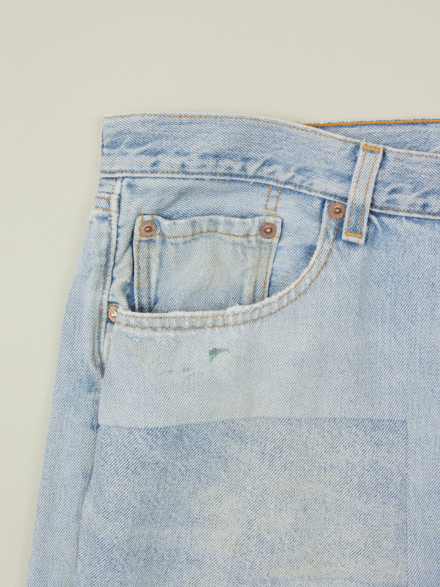 Vtg 1990s Reworked Levi's 501 Jeans - Made in USA (36x34)