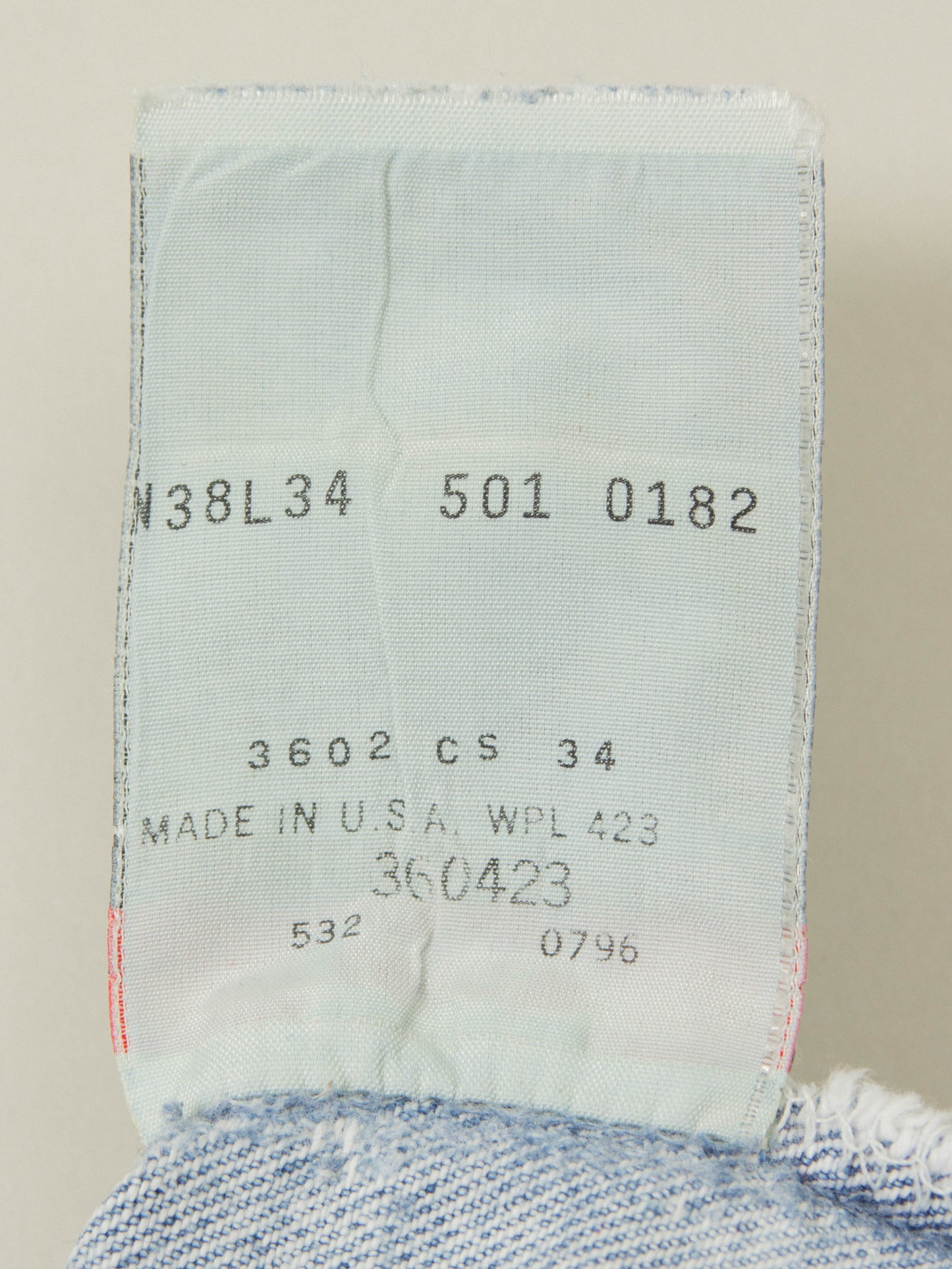 Vtg 1990s Reworked Levi's 501 Jeans - Made in USA (36x34)