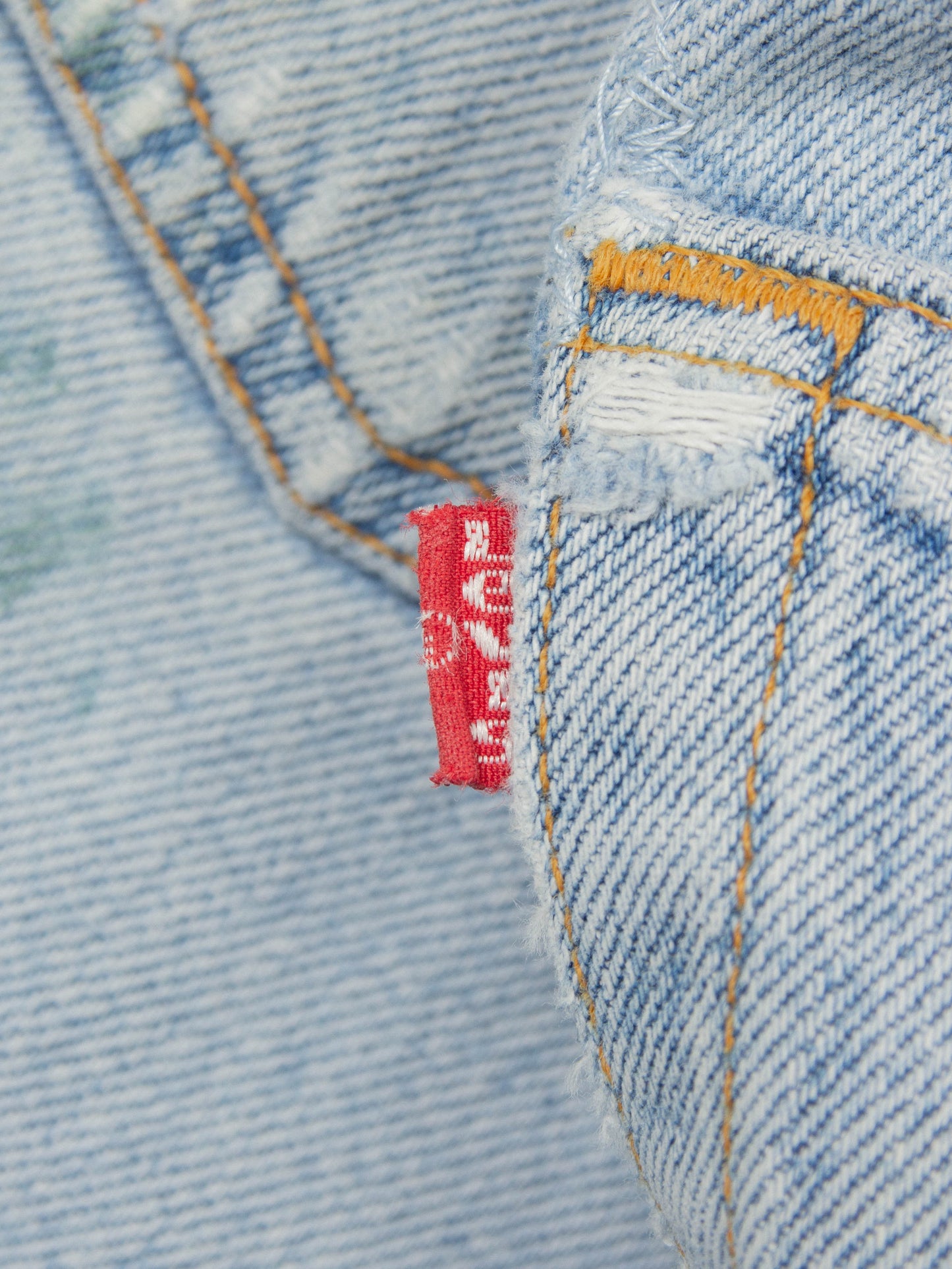 Vtg 1990s Reworked Levi's 501 Jeans - Made in USA (36x34)